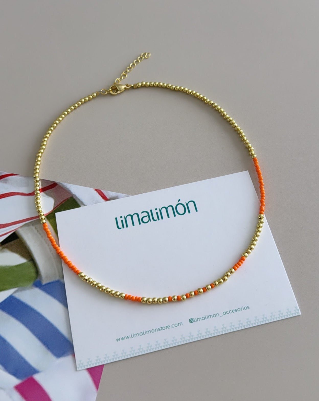 Beads Colors Necklace - Necklace | LimaLimón Store - 8