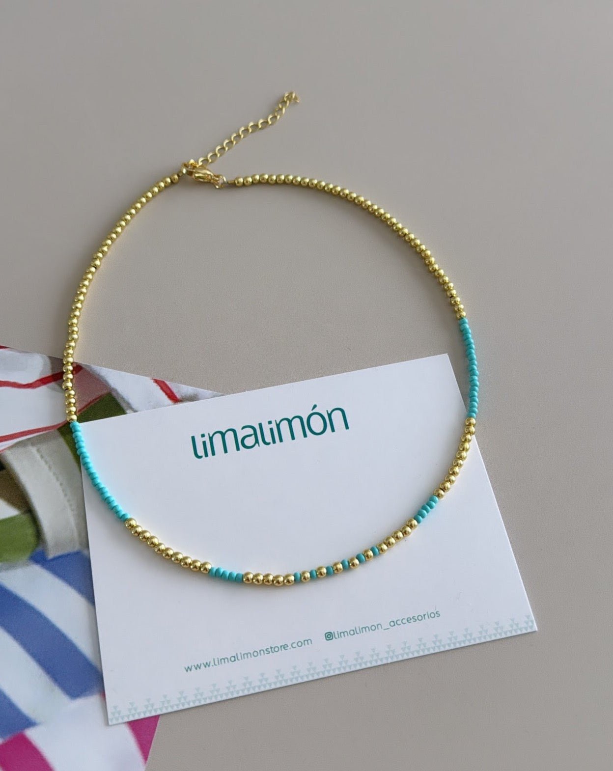 Beads Colors Necklace - Necklace | LimaLimón Store - 7