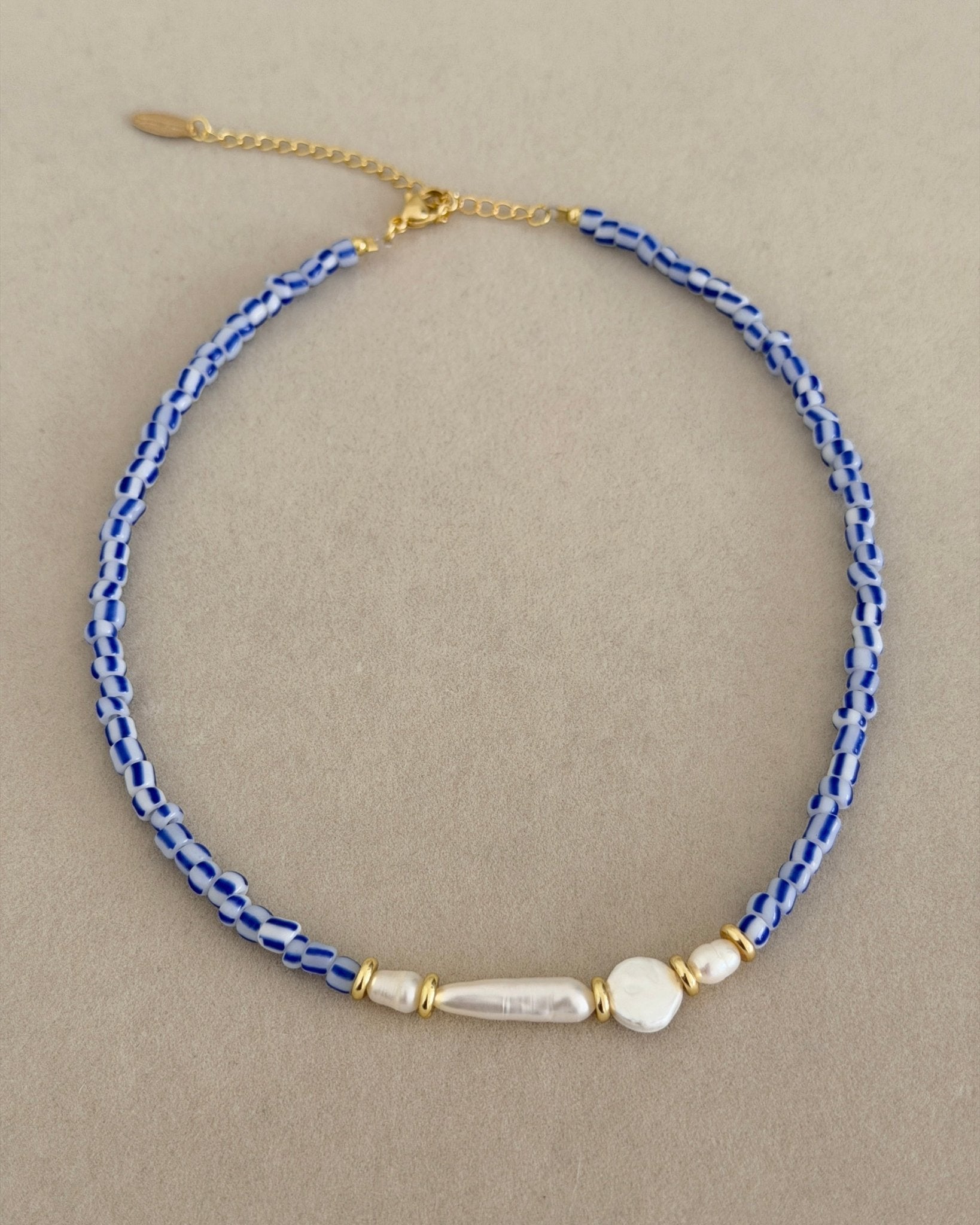 Blue Coast Pearl Choker - Necklaces | LimaLimón Store - 1