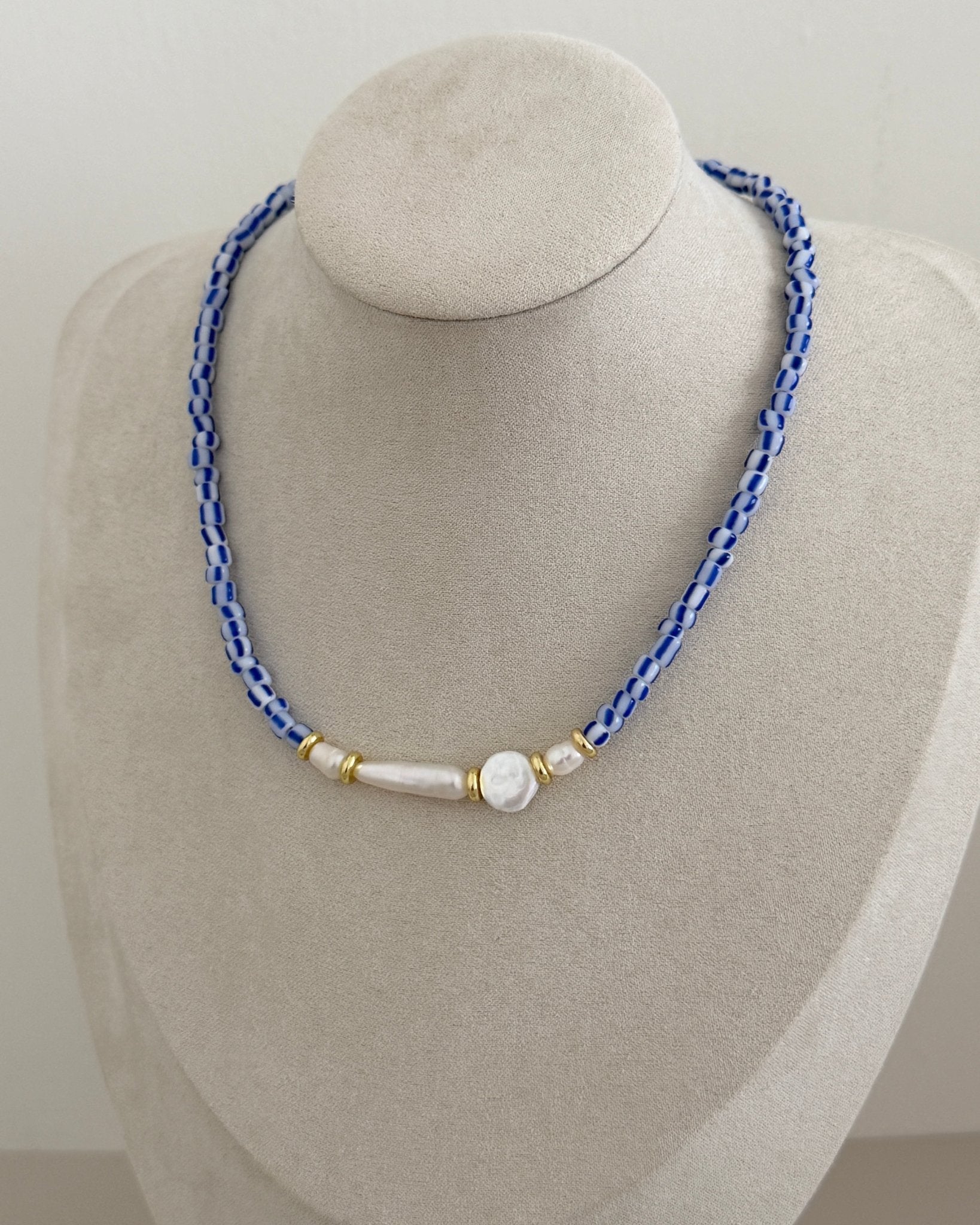 Blue Coast Pearl Choker - Necklaces | LimaLimón Store - 2