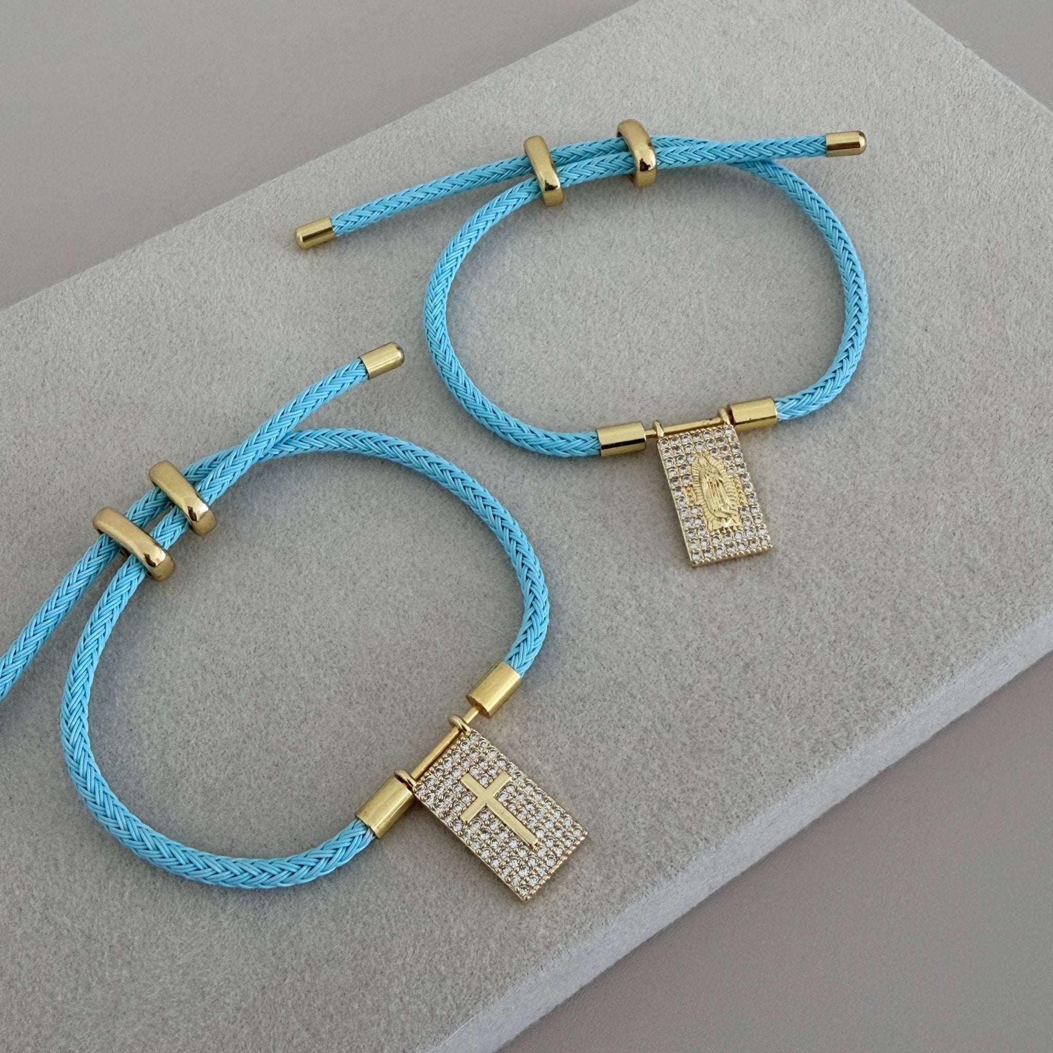 Blue Cord Charm Bracelet - Bracelet | LimaLimón Store - 5
