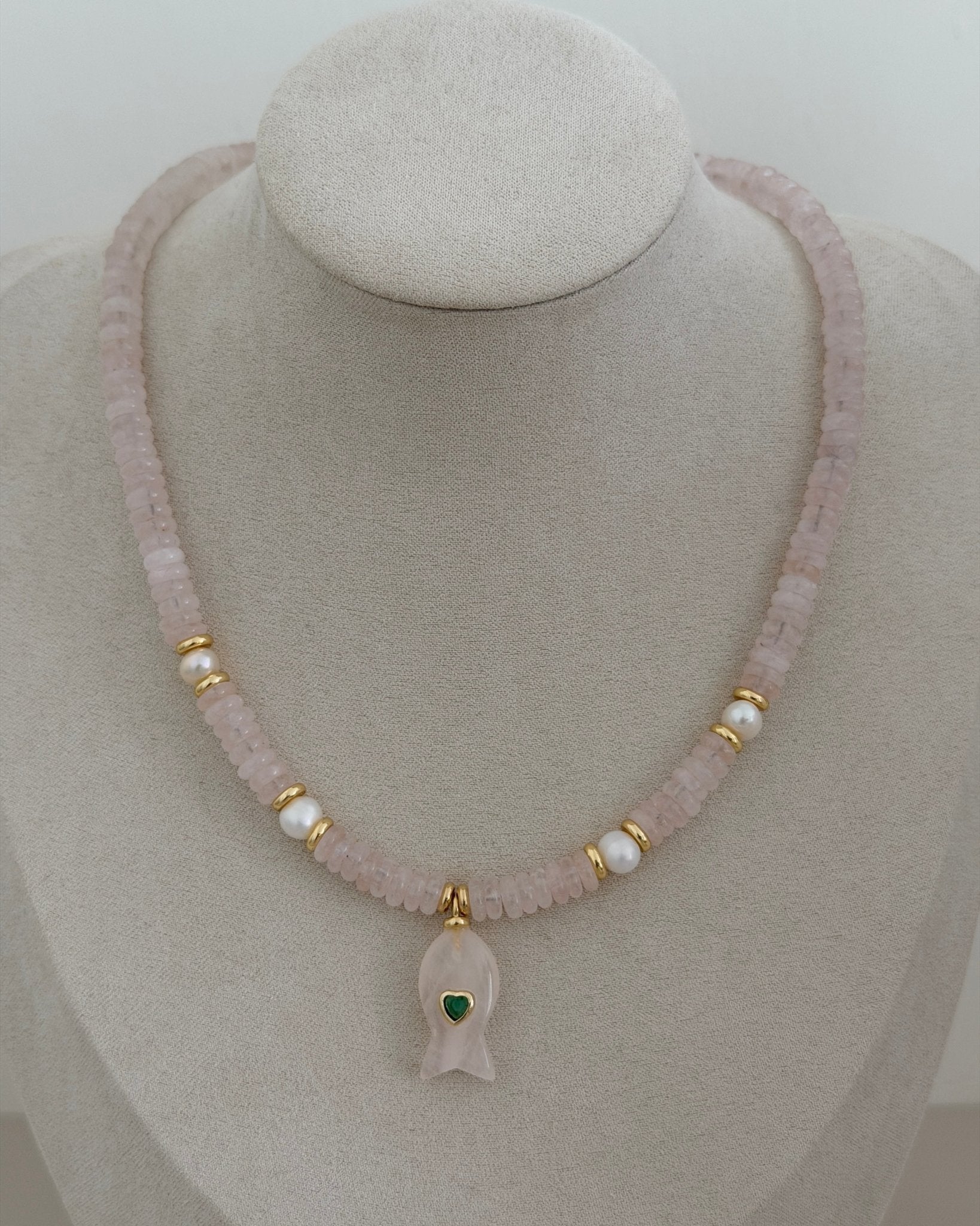 Blush Heart Necklace - Necklace | LimaLimón Store - 8