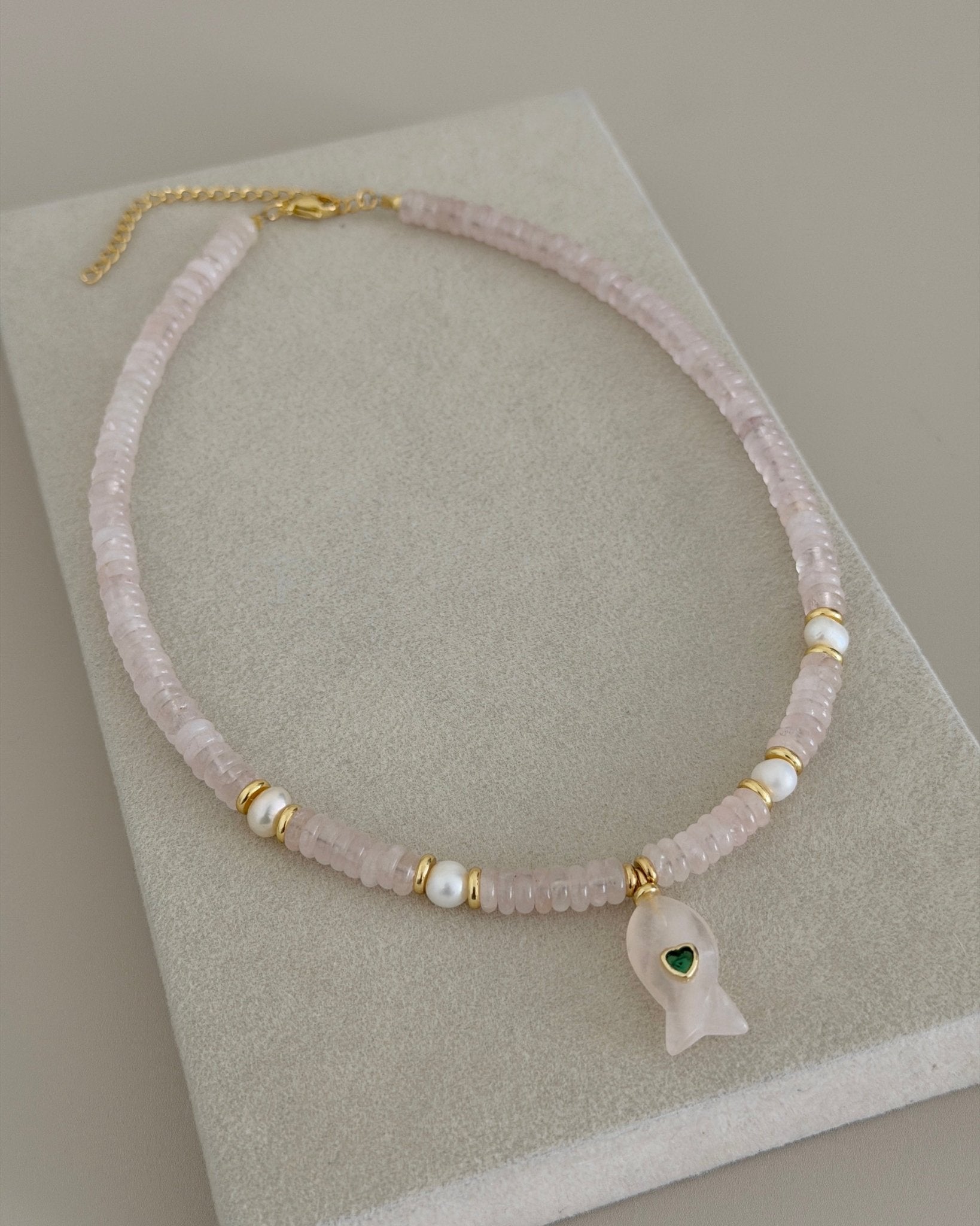 Blush Heart Necklace - Necklace | LimaLimón Store - 1