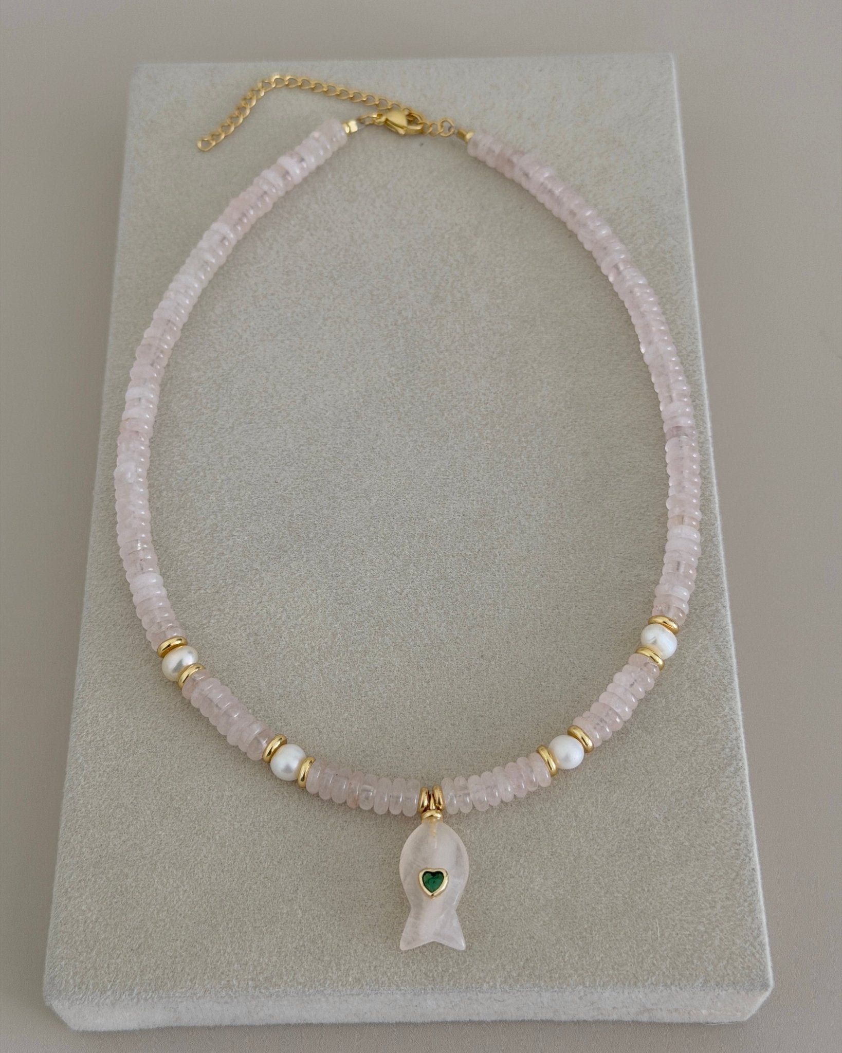 Blush Heart Necklace - Necklace | LimaLimón Store - 6
