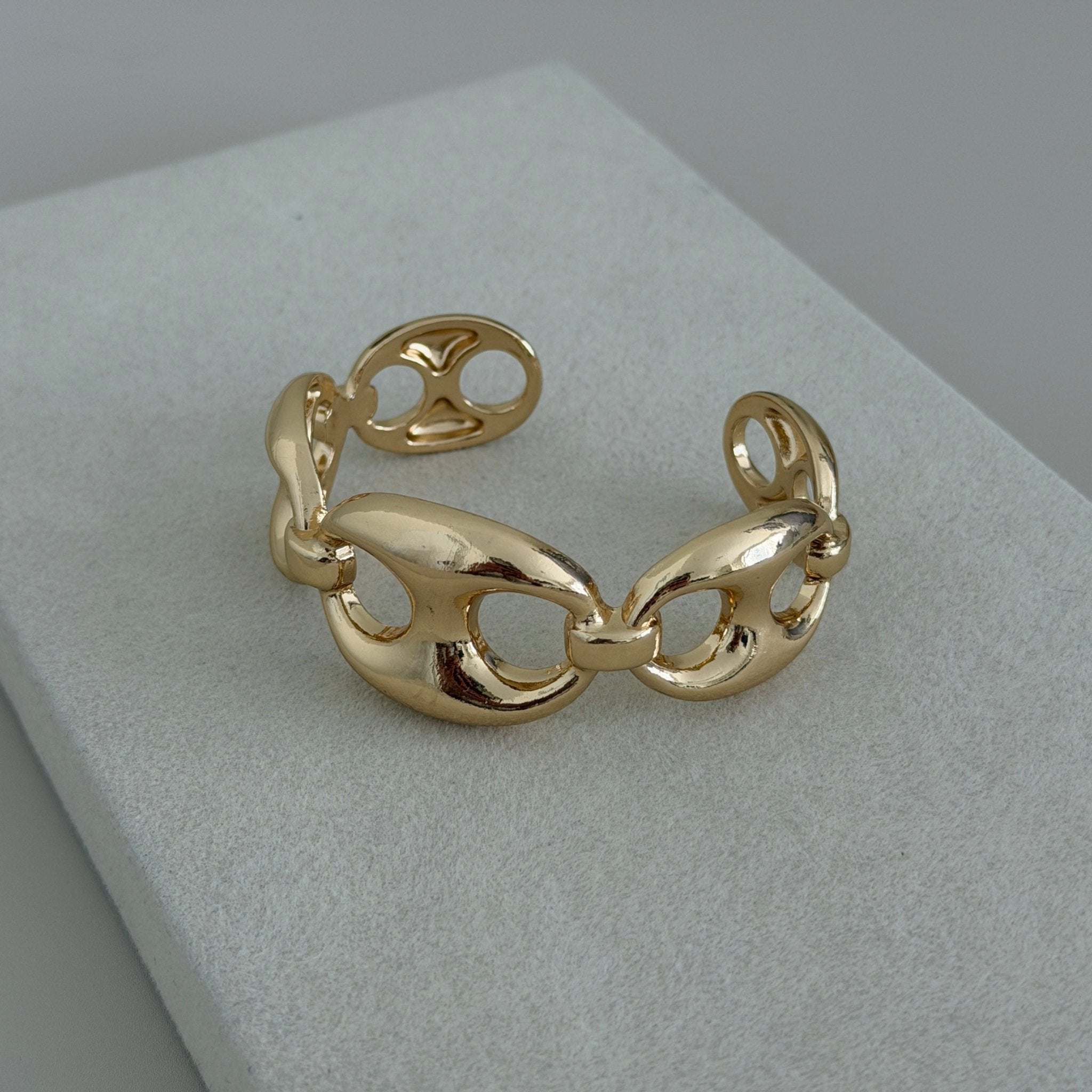 Bold Link Statement Ring - Bracelets | LimaLimón Store - 2