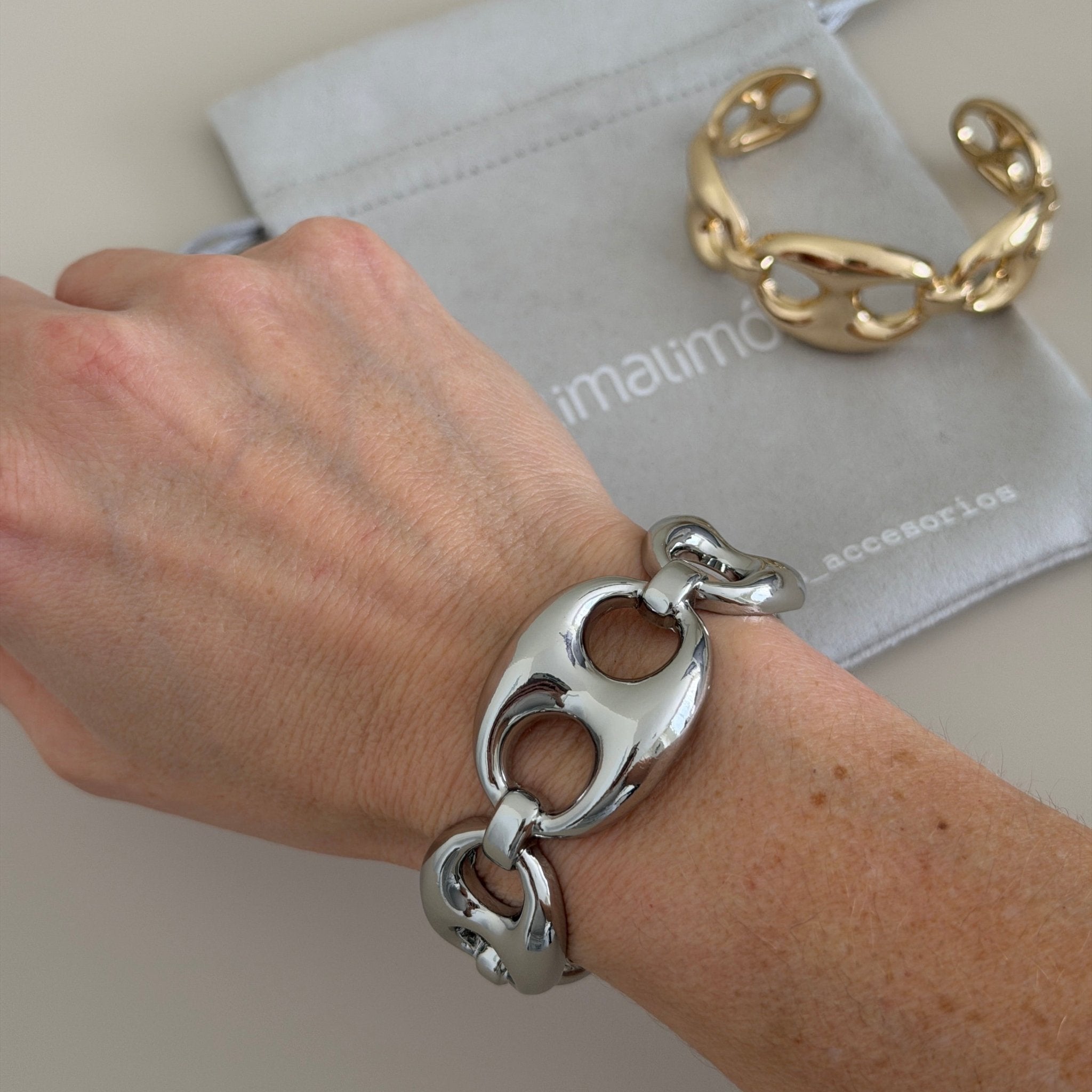 Bold Link Statement Ring - Bracelets | LimaLimón Store - 6