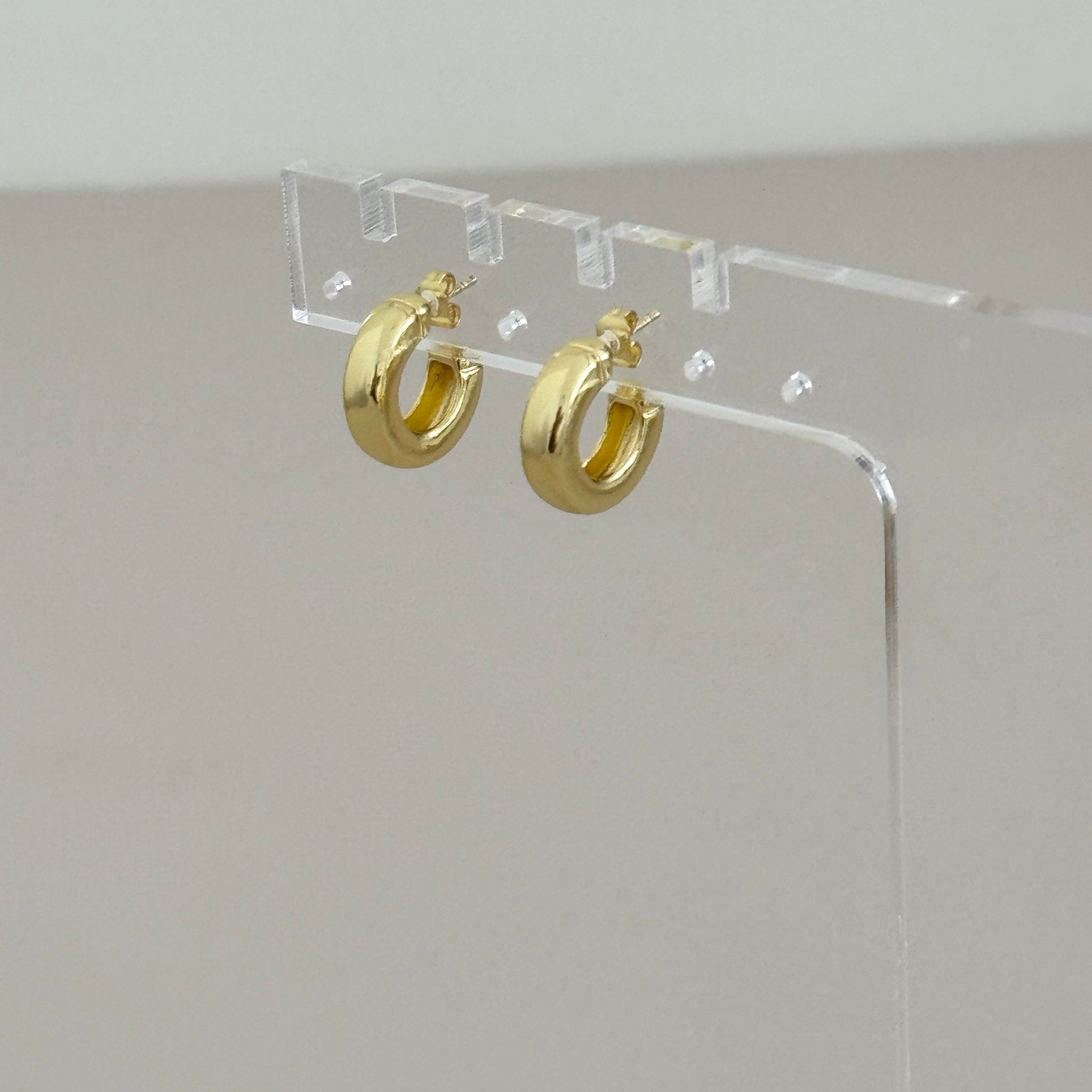 Bold Mini Gold Hoops - Earring | LimaLimón Store - 2