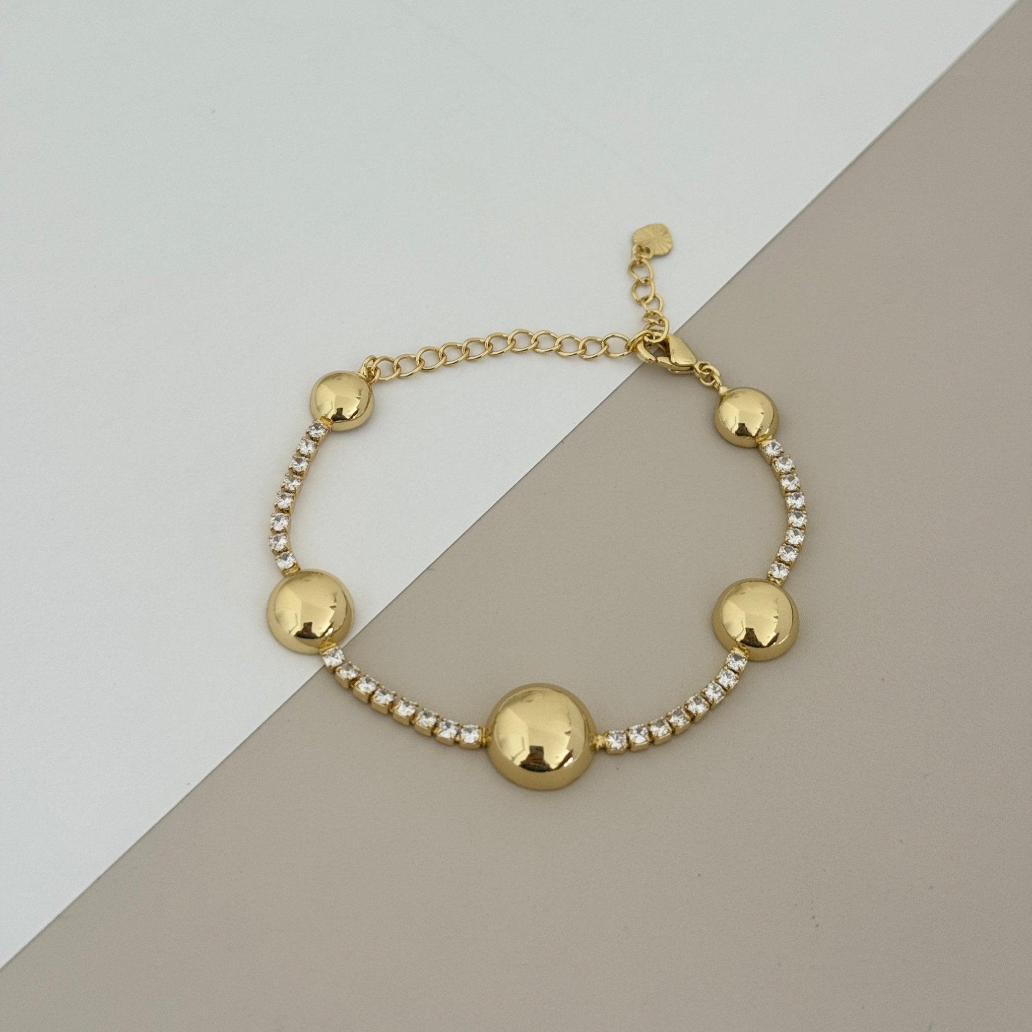 Bold Shine Bead Bracelet - Bracelets | LimaLimón Store - 1