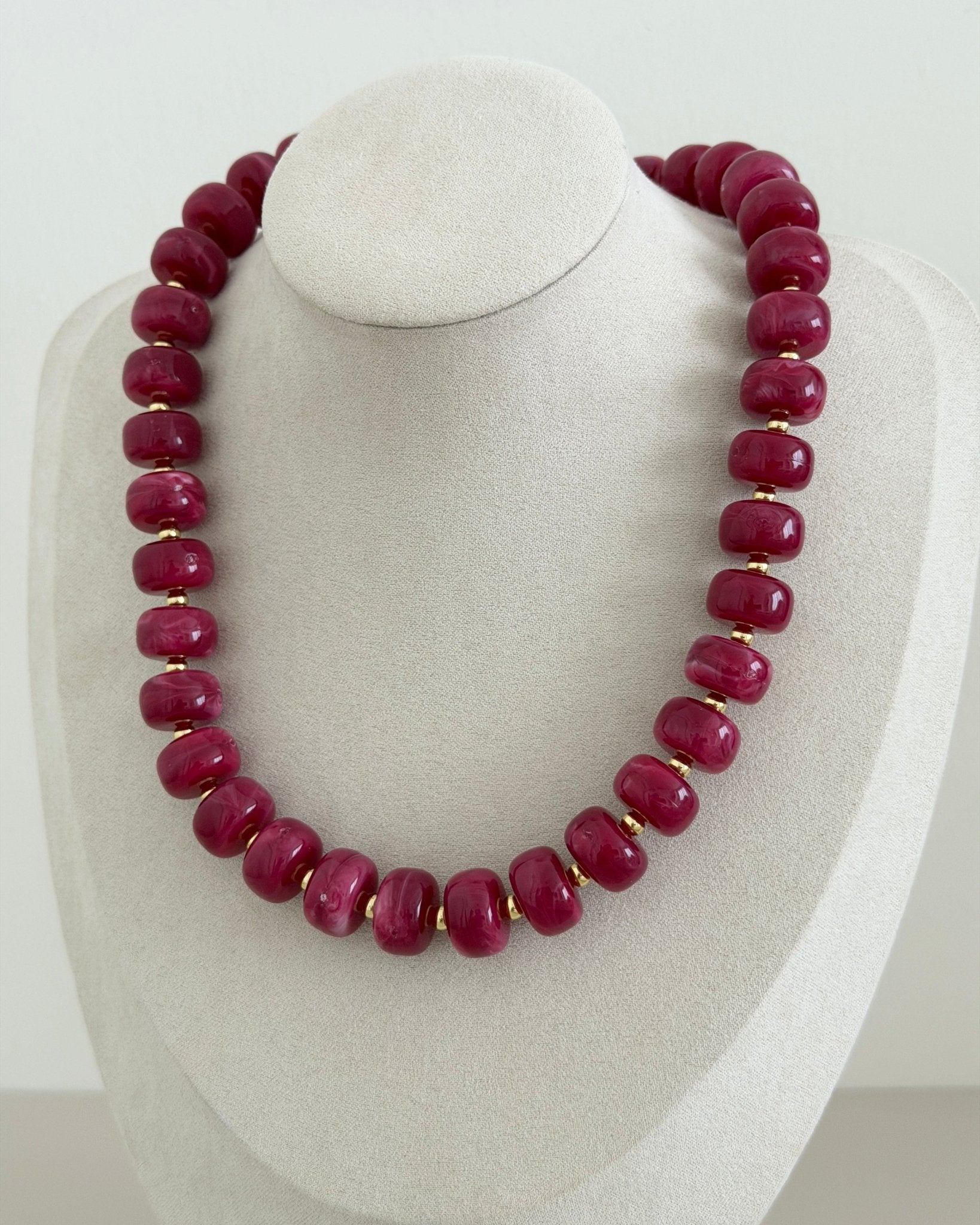 Candy Stone Beaded Necklace - Necklaces | LimaLimón Store - 5