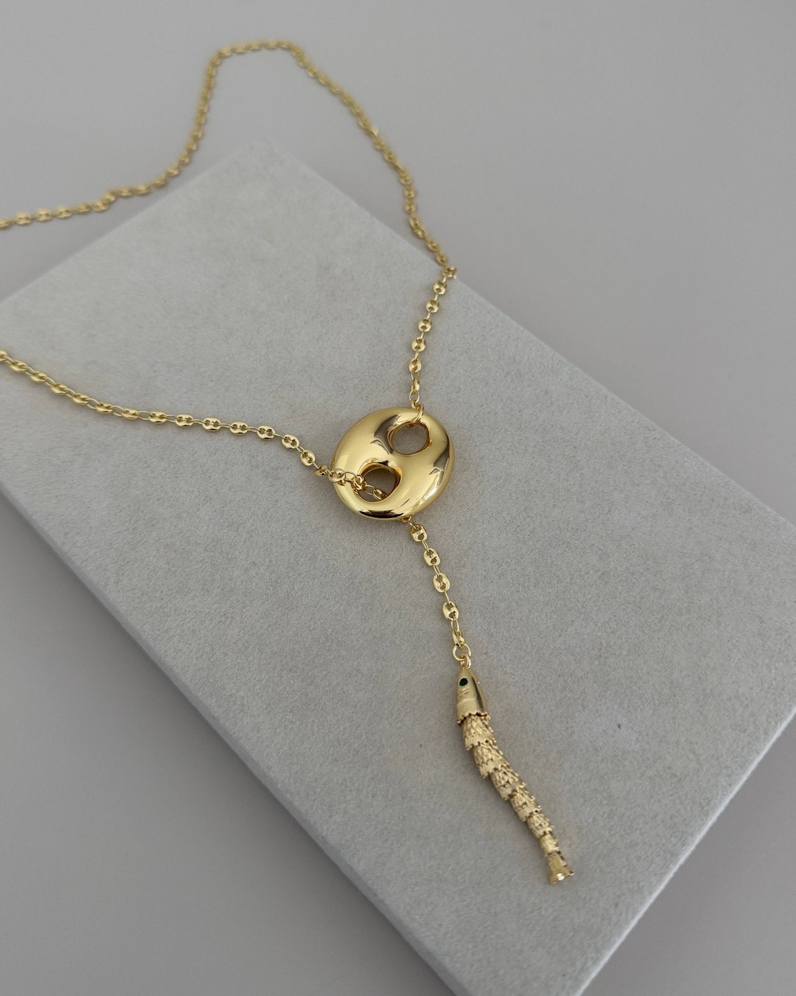 Celestial Disc Long Necklace - Necklace | LimaLimón Store - 1