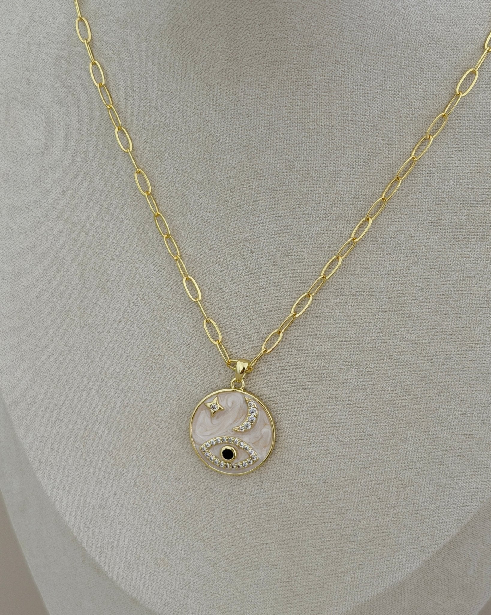 Celestial Harmony Pendant Necklace - Necklace | LimaLimón Store - 2