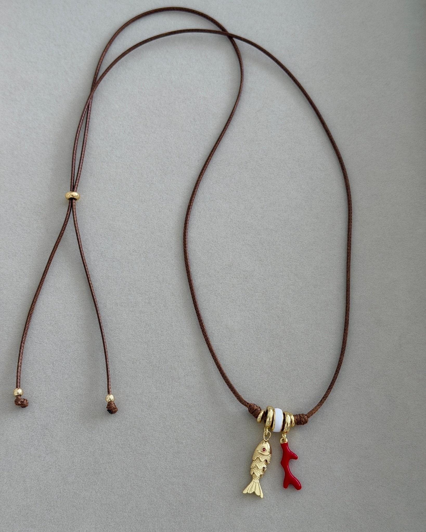 Charm cord Necklace - Necklaces | LimaLimón Store - 7