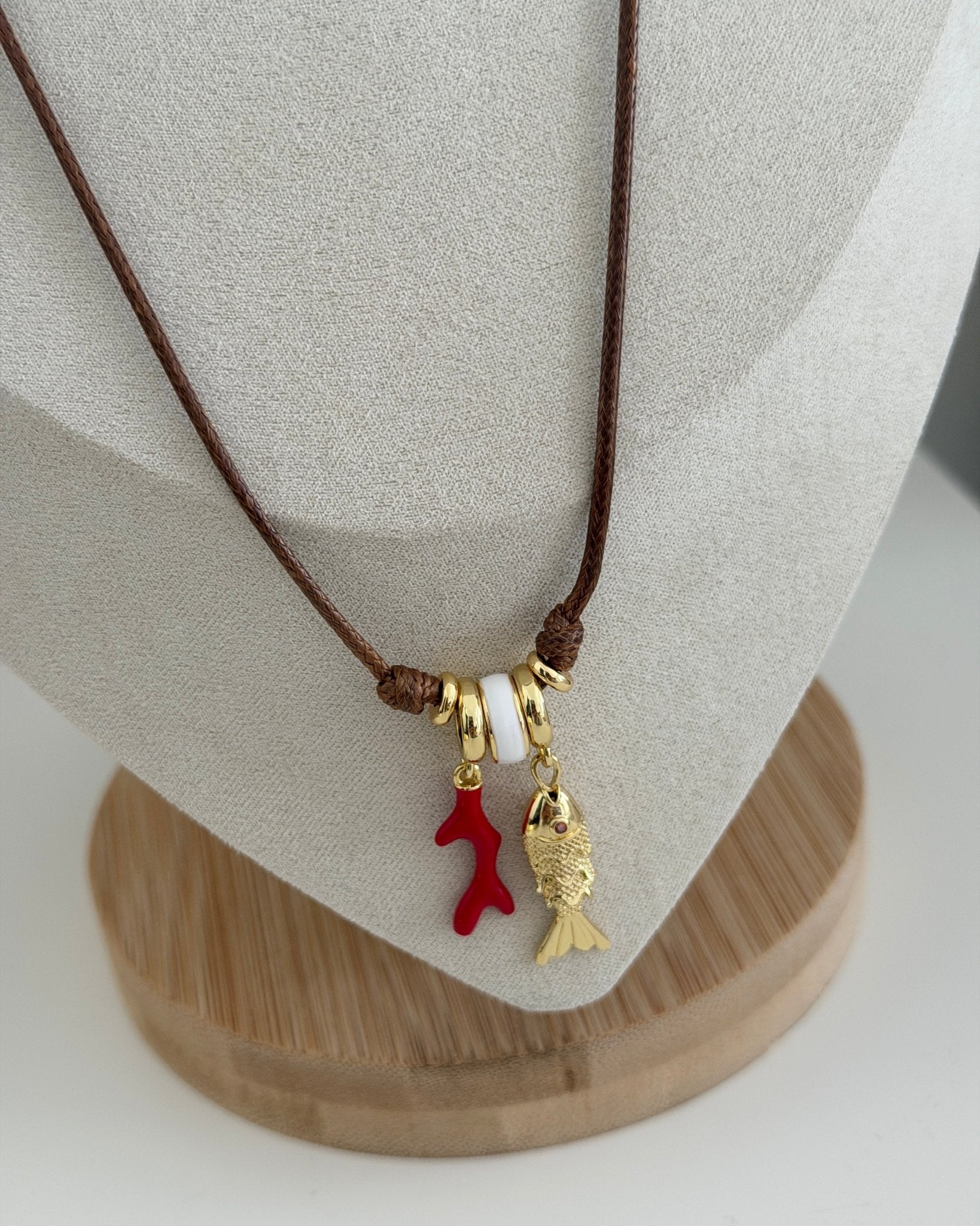 Charm cord Necklace - Necklaces | LimaLimón Store - 5
