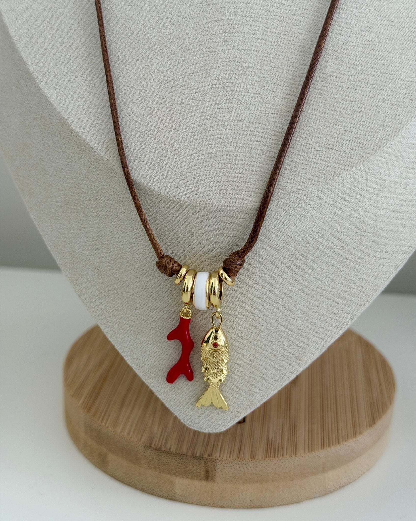 Charm cord Necklace - Necklaces | LimaLimón Store - 3