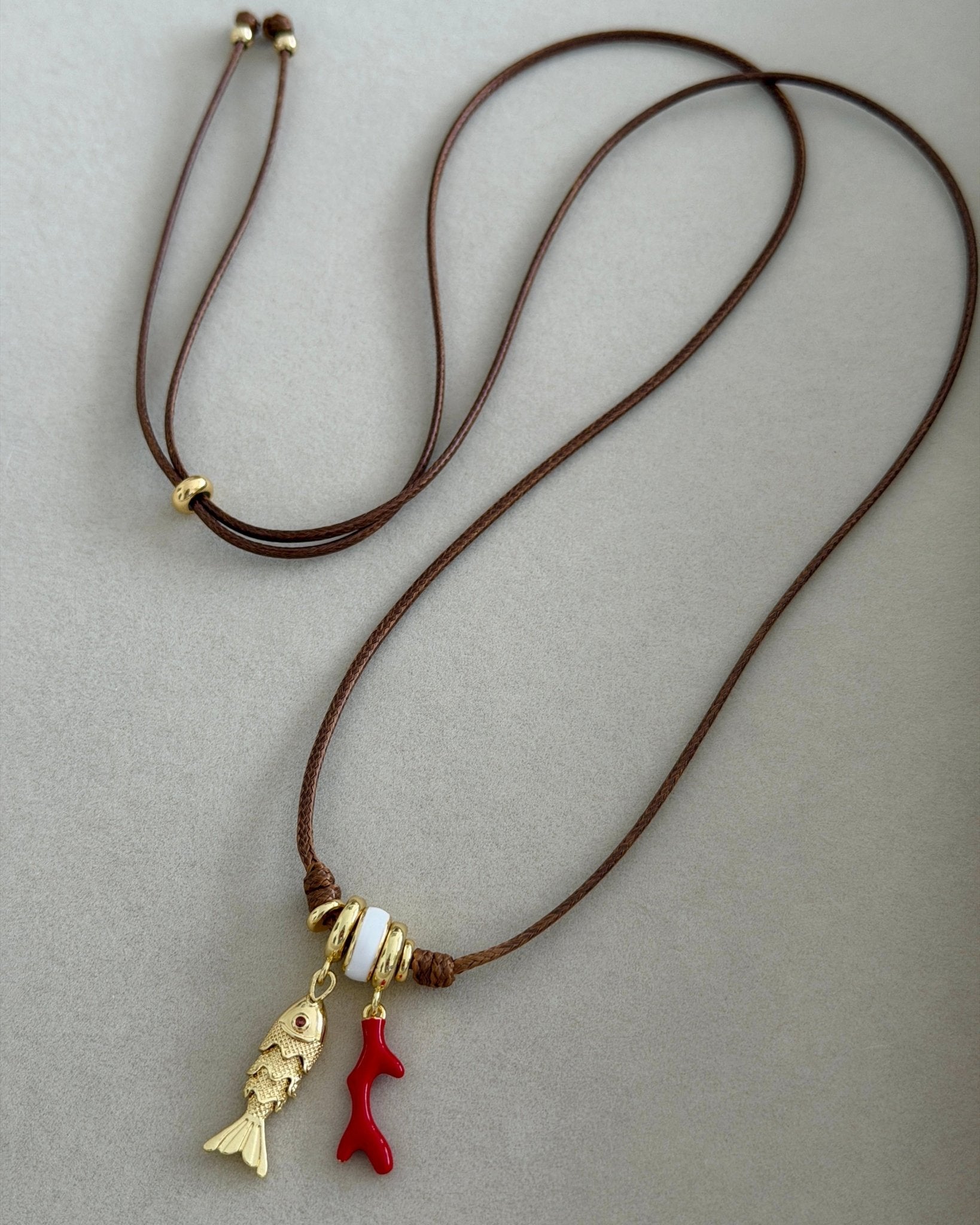 Charm cord Necklace - Necklaces | LimaLimón Store - 1