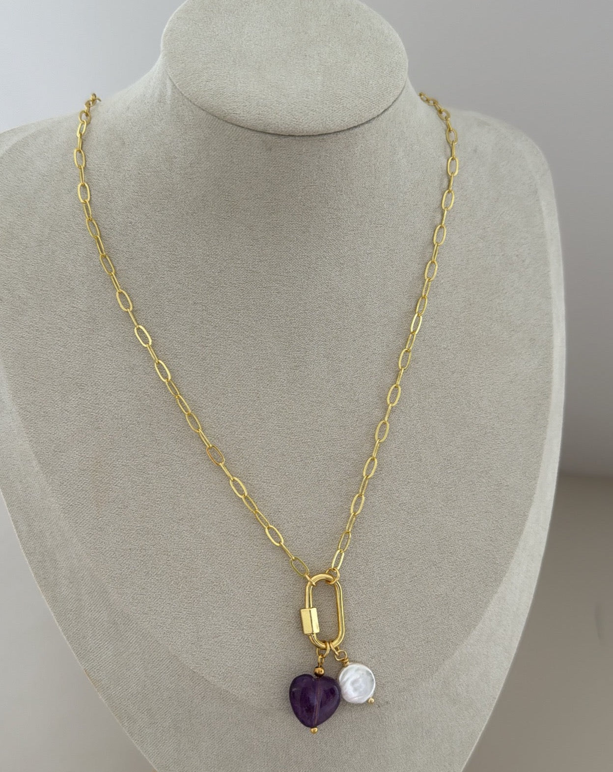 Charm Pearl Necklace - Necklaces | LimaLimón Store - 3