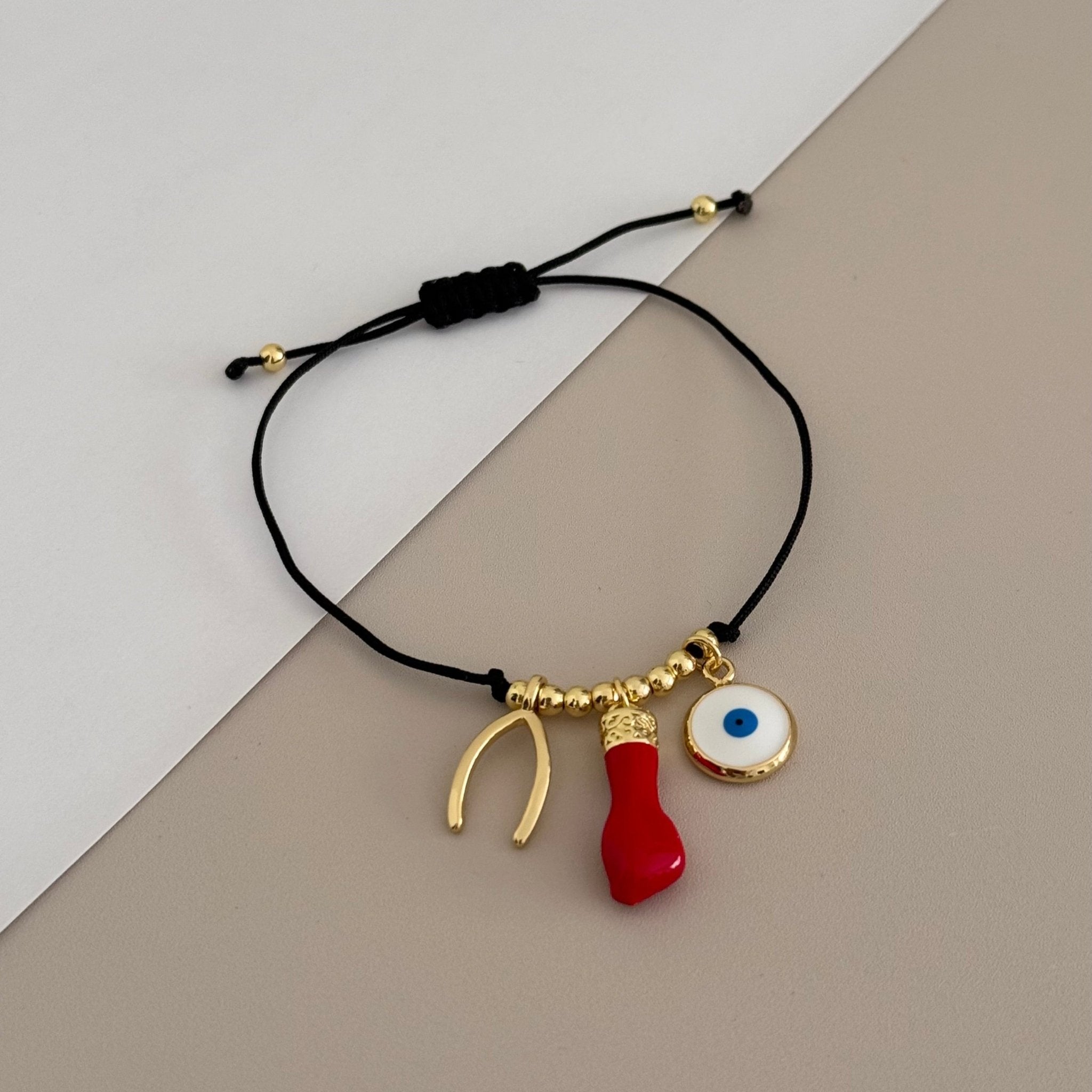 Charms Cord Bracelet - Bracelet | LimaLimón Store - 1