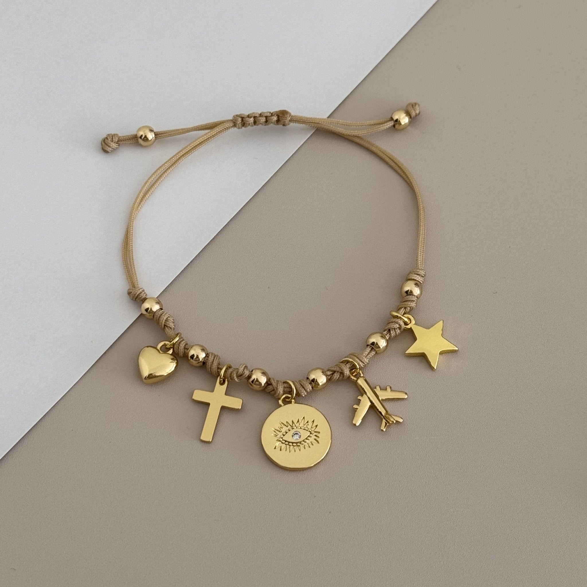 Charms Cord Bracelet - Bracelets | LimaLimón Store - 5