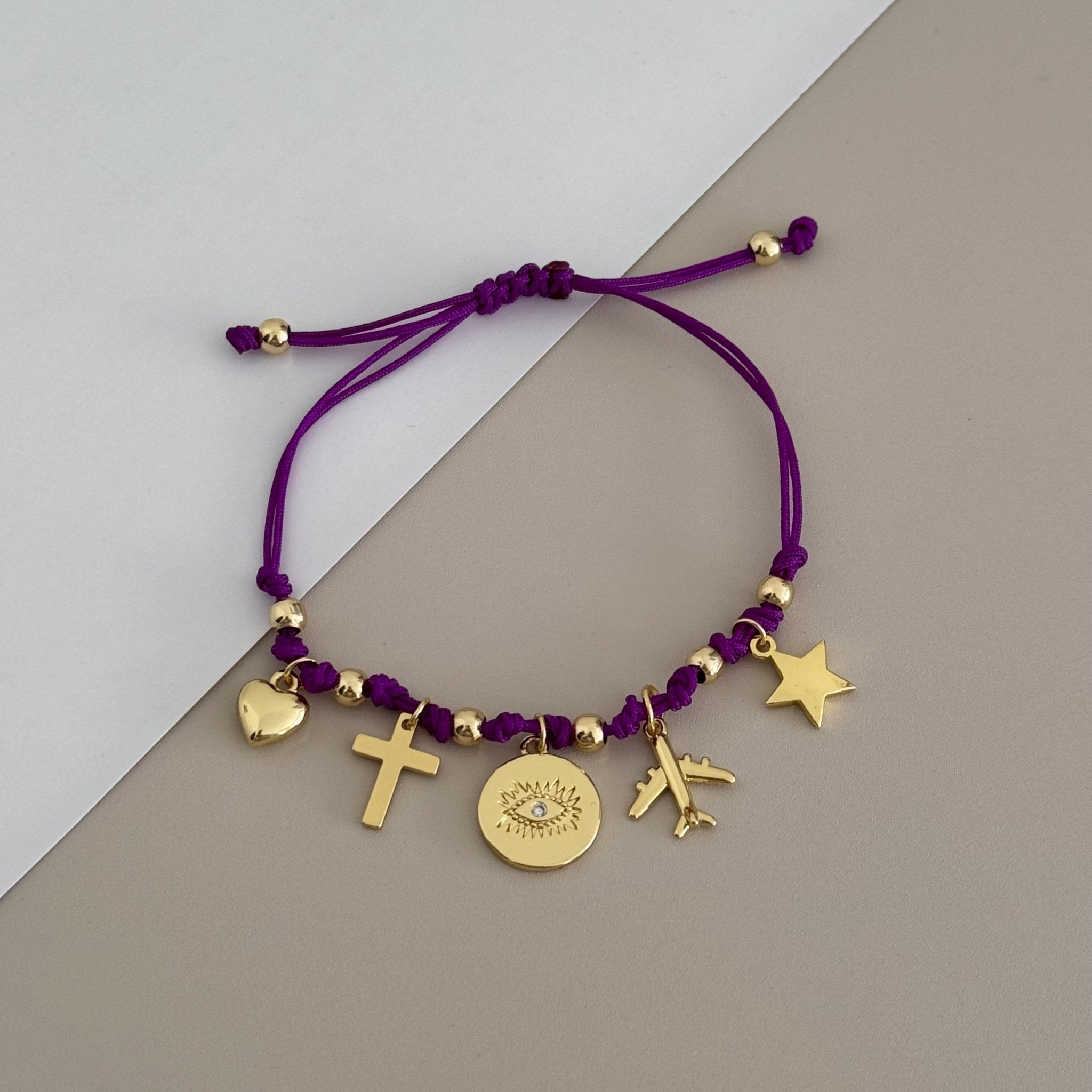 Charms Cord Bracelet - Bracelets | LimaLimón Store - 4