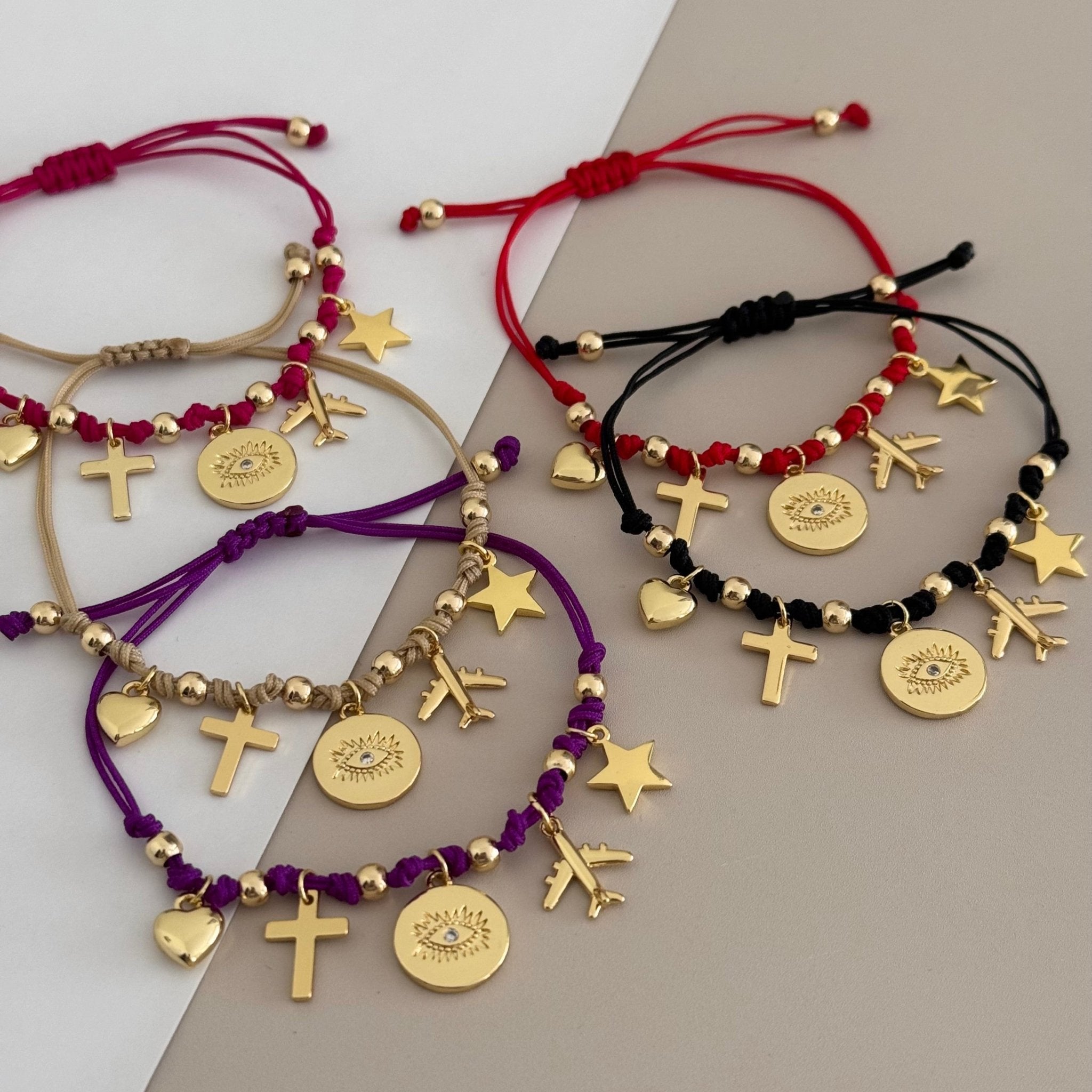 Charms Cord Bracelet - Bracelets | LimaLimón Store - 8