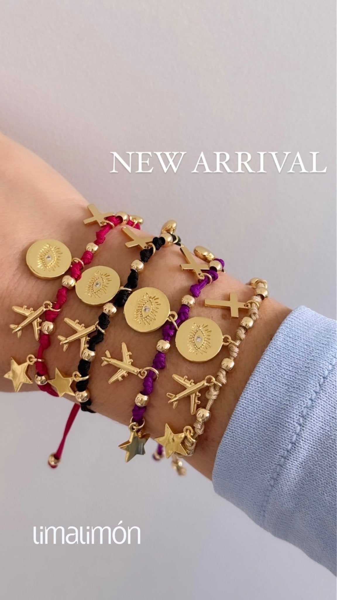 Charms Cord Bracelet - Bracelets | LimaLimón Store - 11
