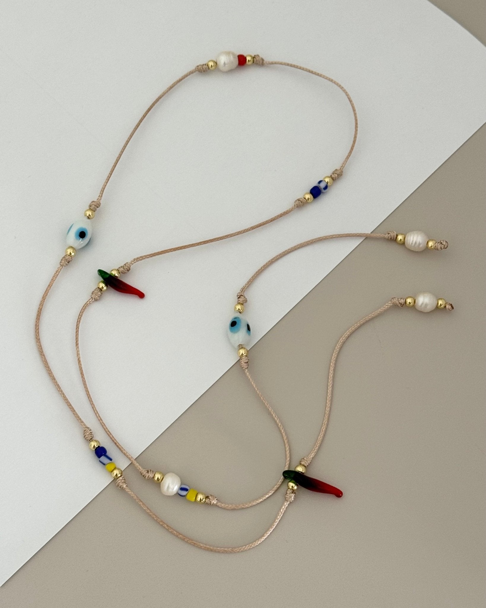 Charms Cord Necklace - Necklace | LimaLimón Store - 1