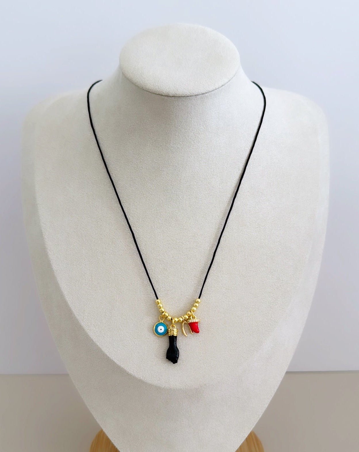 Charms Cord Necklace - LimaLimón Store