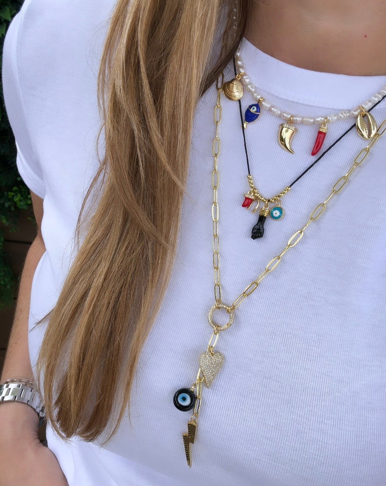 Charms Cord Necklace - LimaLimón Store
