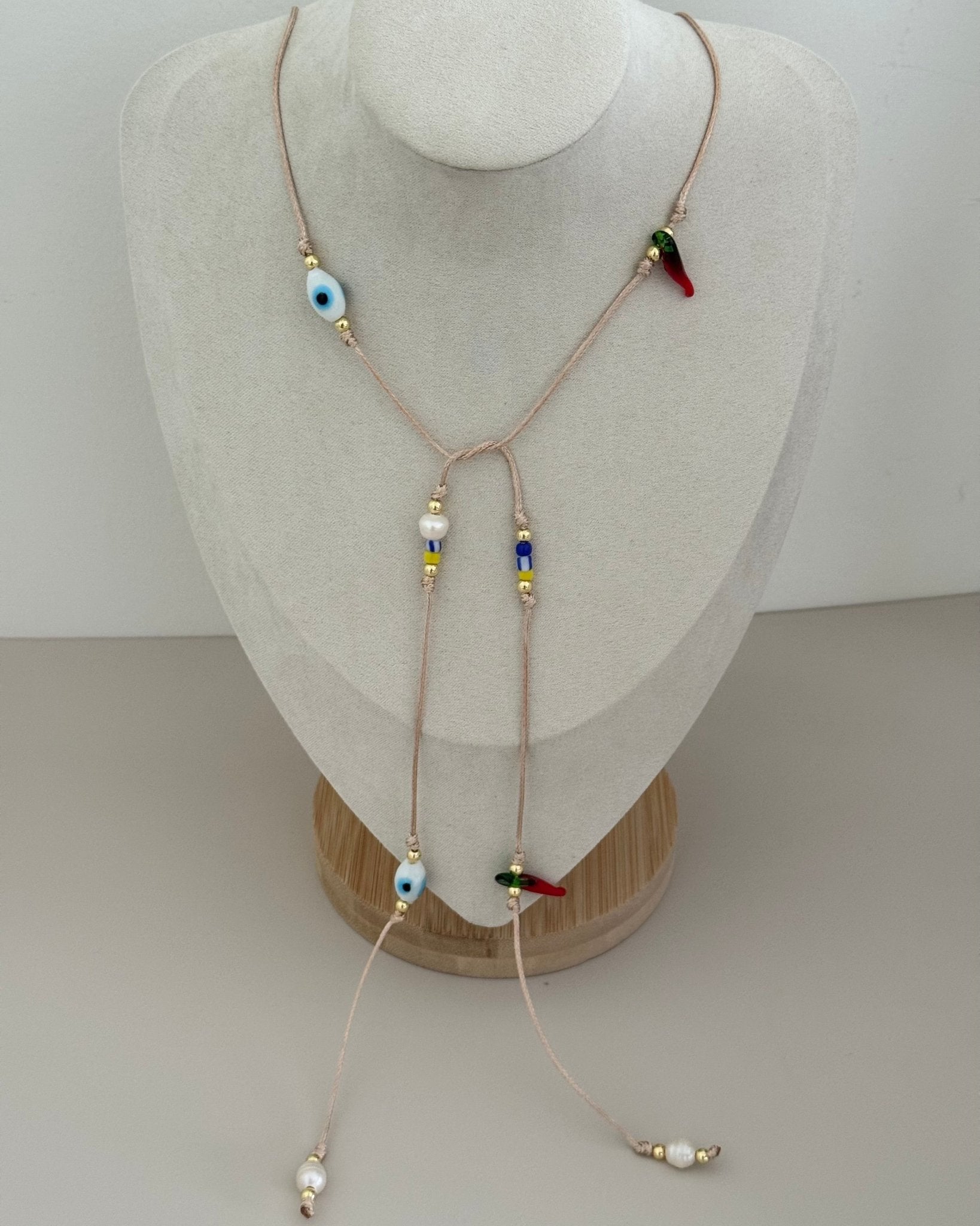 Charms Cord Necklace - Necklace | LimaLimón Store - 3