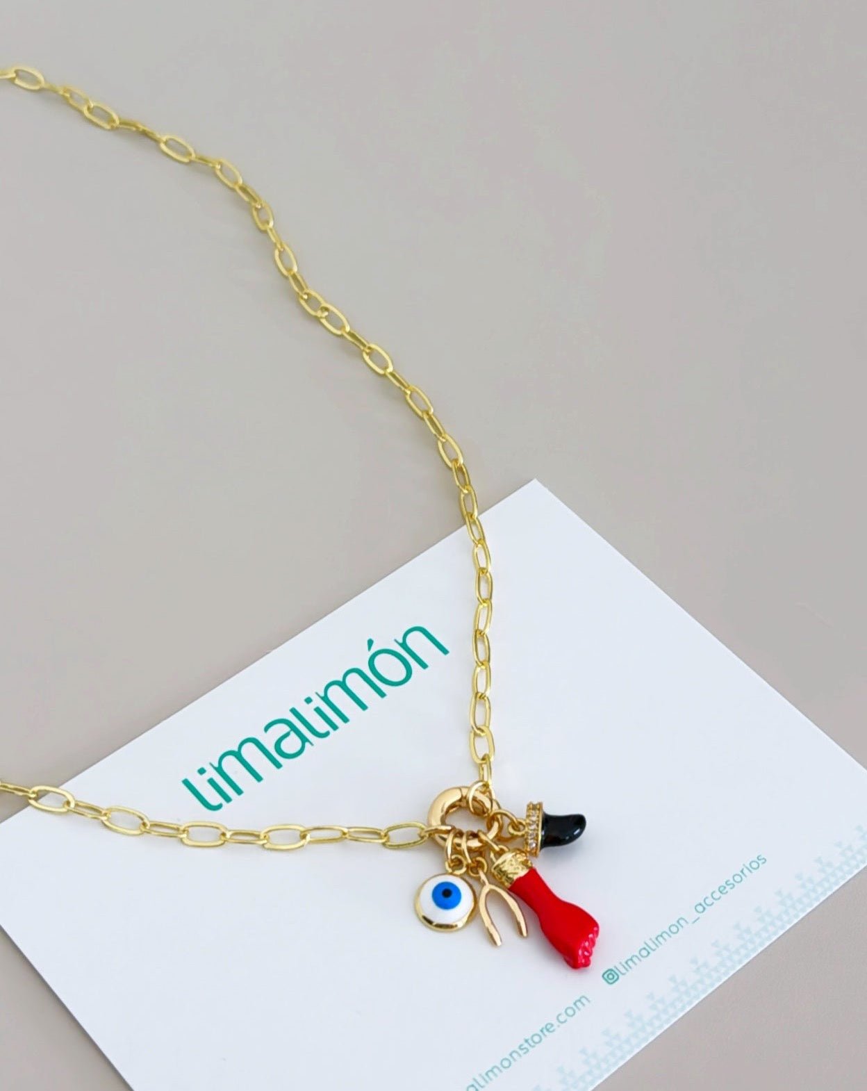 Charms Necklace - Necklace | LimaLimón Store - 4