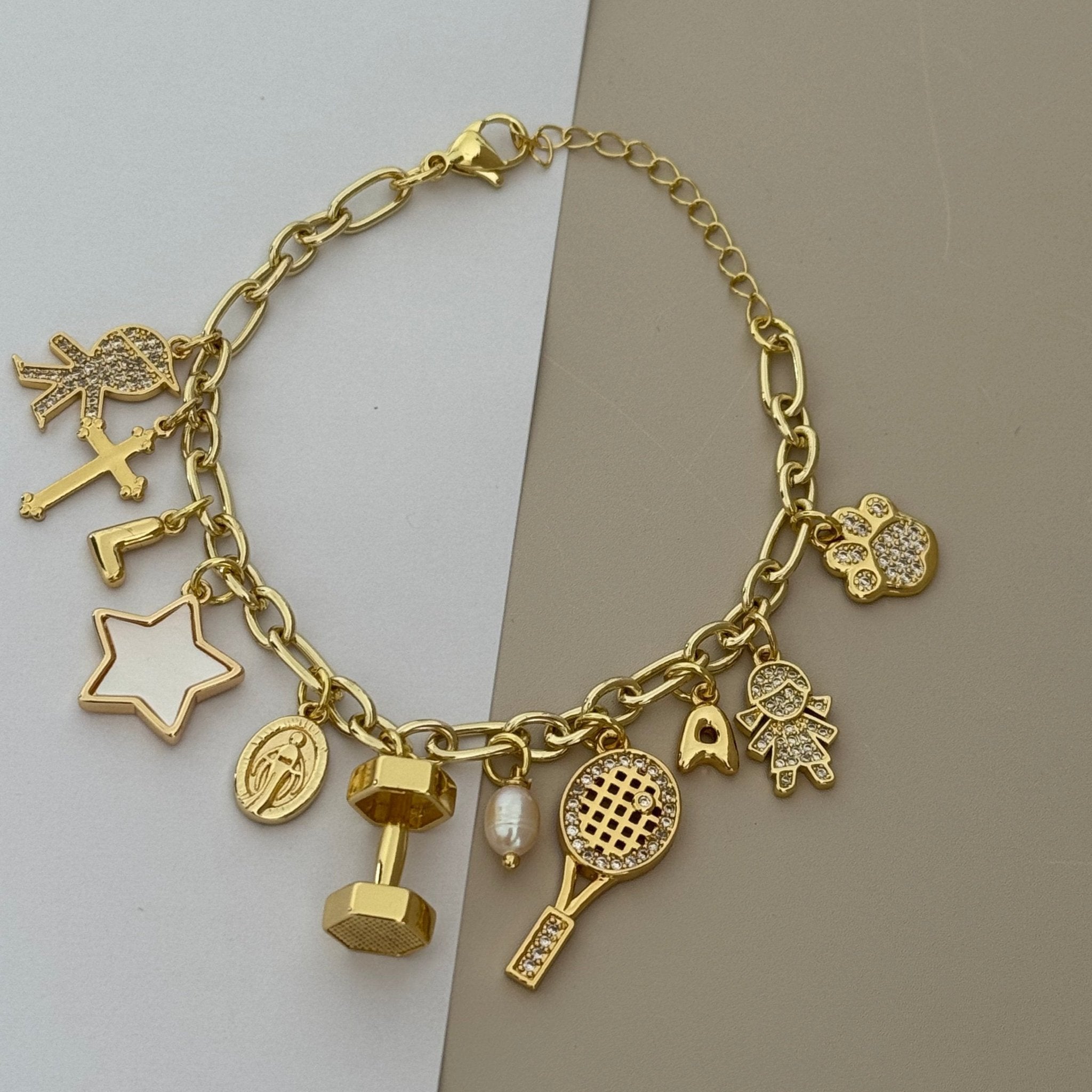 Charms Personalized Bracelet - Custom Necklace | LimaLimón Store - 1