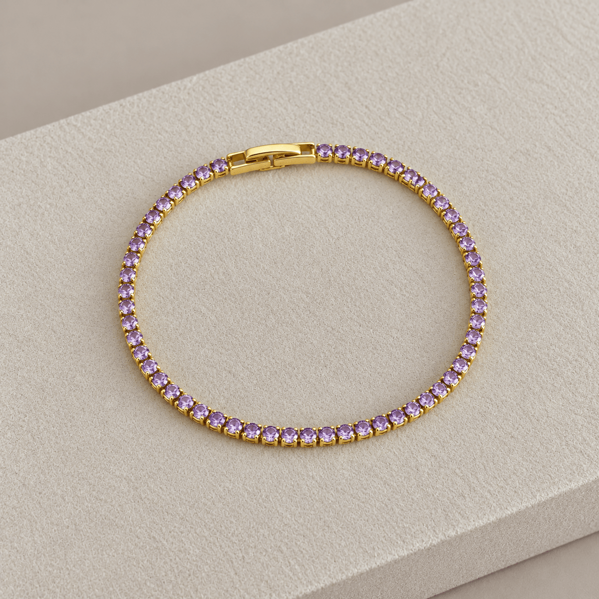Color Crystal Tennis Bracelet - Bracelets | LimaLimón Store - 2