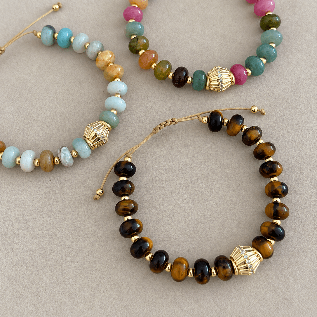 Colorful Beaded Charm Bracelet - Bracelet | LimaLimón Store - 5