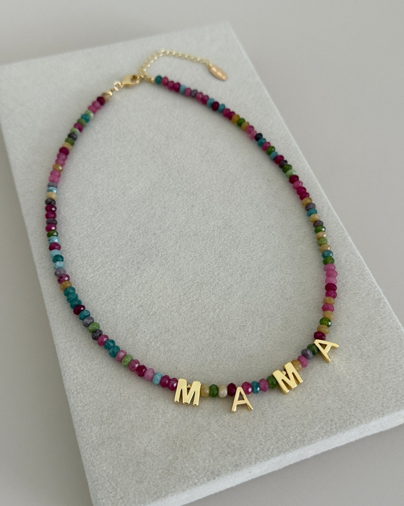 Colorful Mama Beaded Necklace - Necklaces | LimaLimón Store - 1