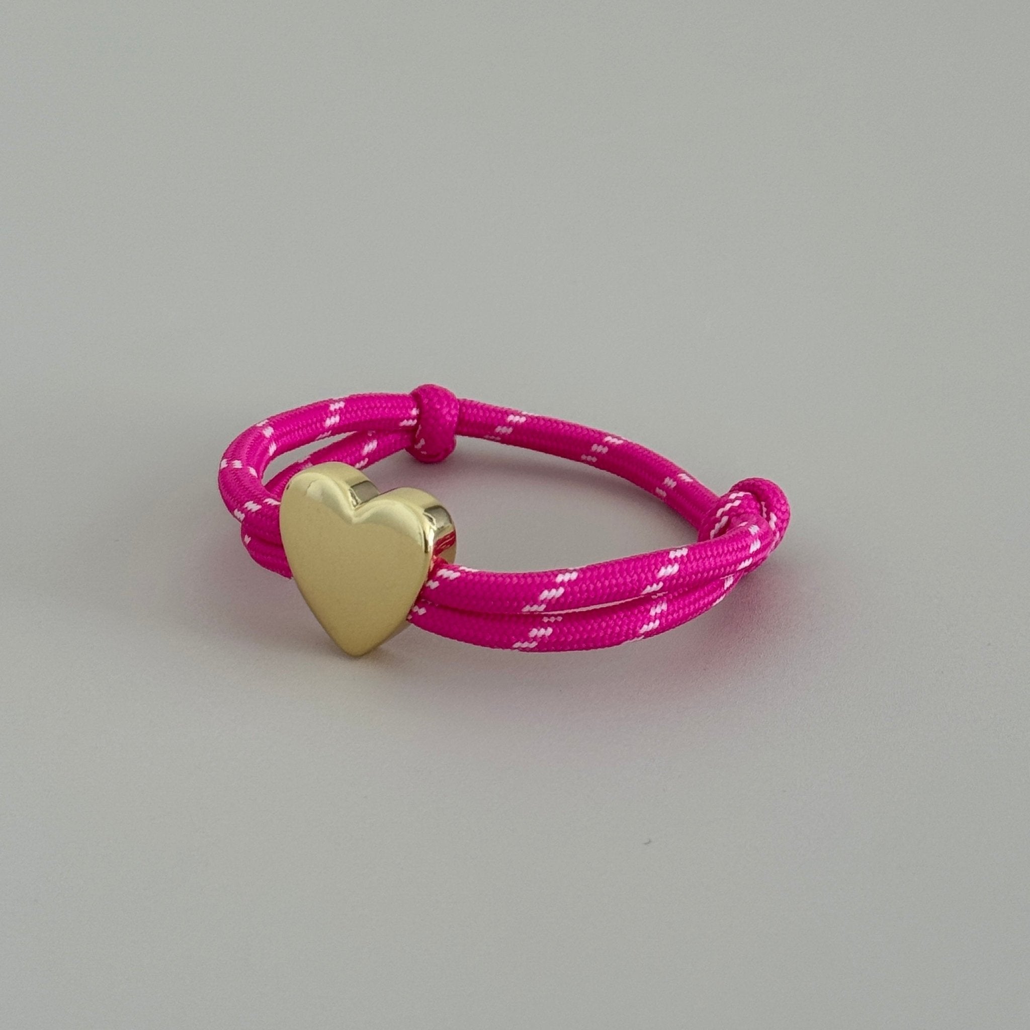 Cord Bracelet with Gold - Plated Heart or Star Charm - Bracelet | LimaLimón Store - 7