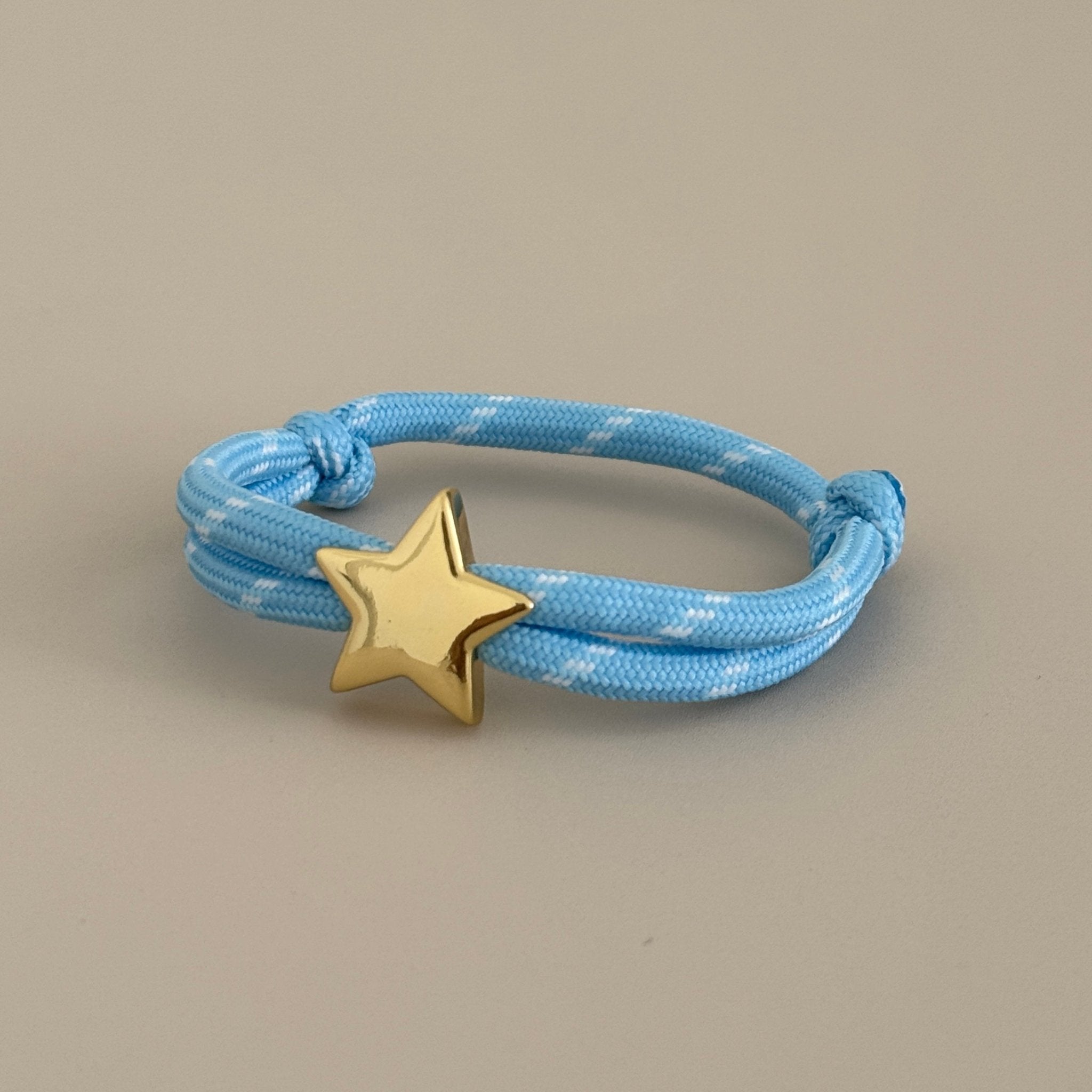 Cord Bracelet with Gold - Plated Heart or Star Charm - Bracelet | LimaLimón Store - 10