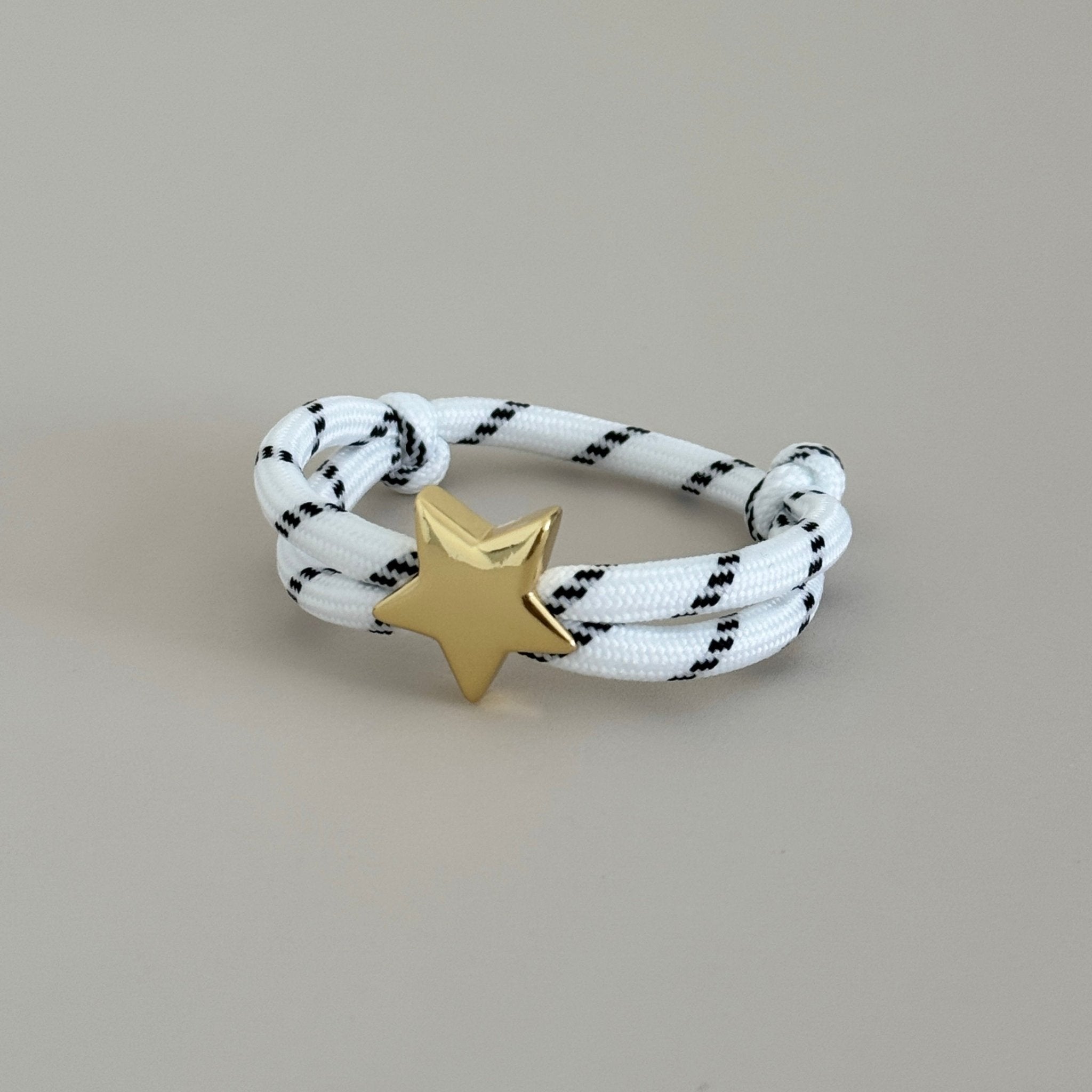 Cord Bracelet with Gold - Plated Heart or Star Charm - Bracelet | LimaLimón Store - 11