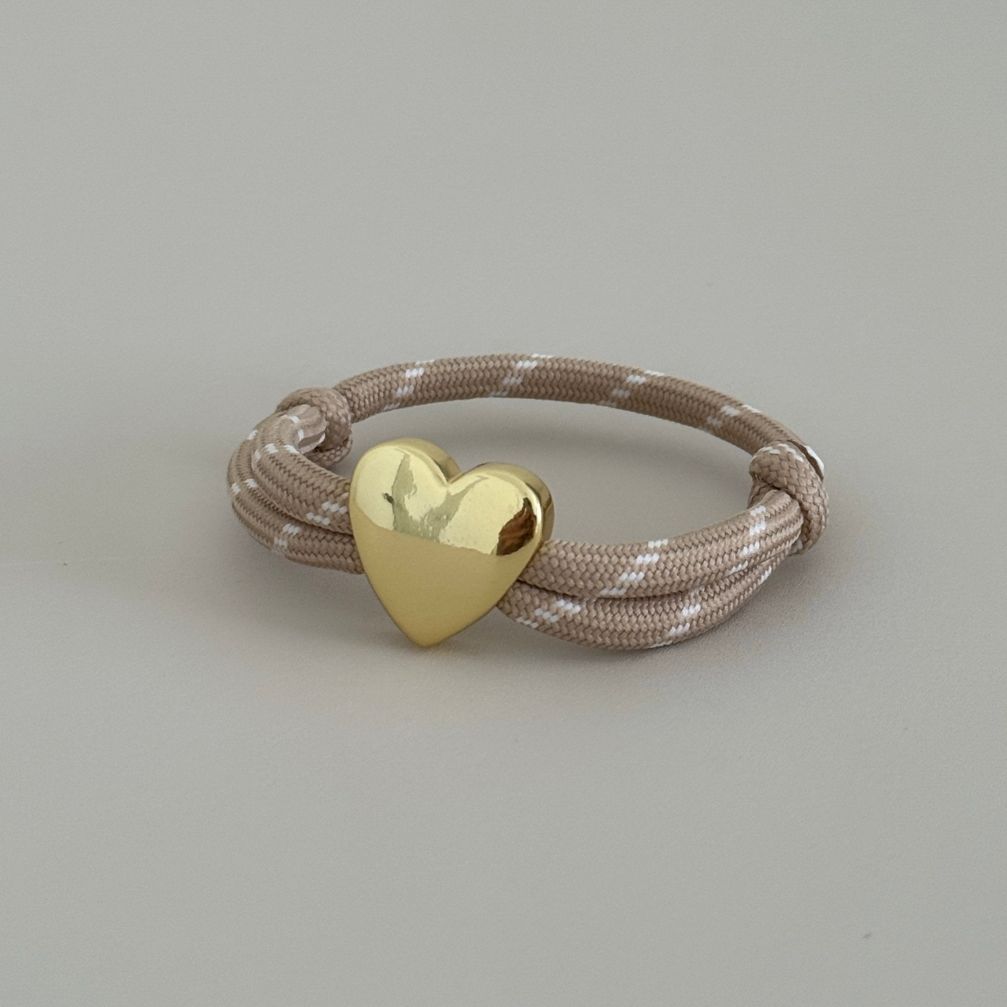Cord Bracelet with Gold - Plated Heart or Star Charm - Bracelet | LimaLimón Store - 8