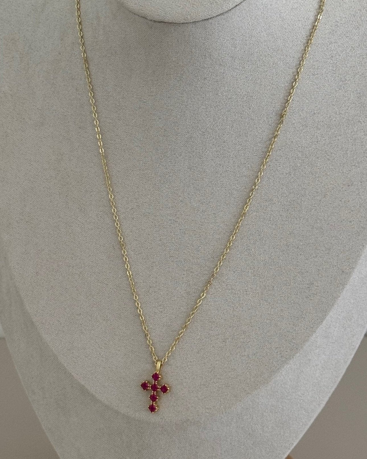 Cross Zirconia Necklace - LimaLimón Store