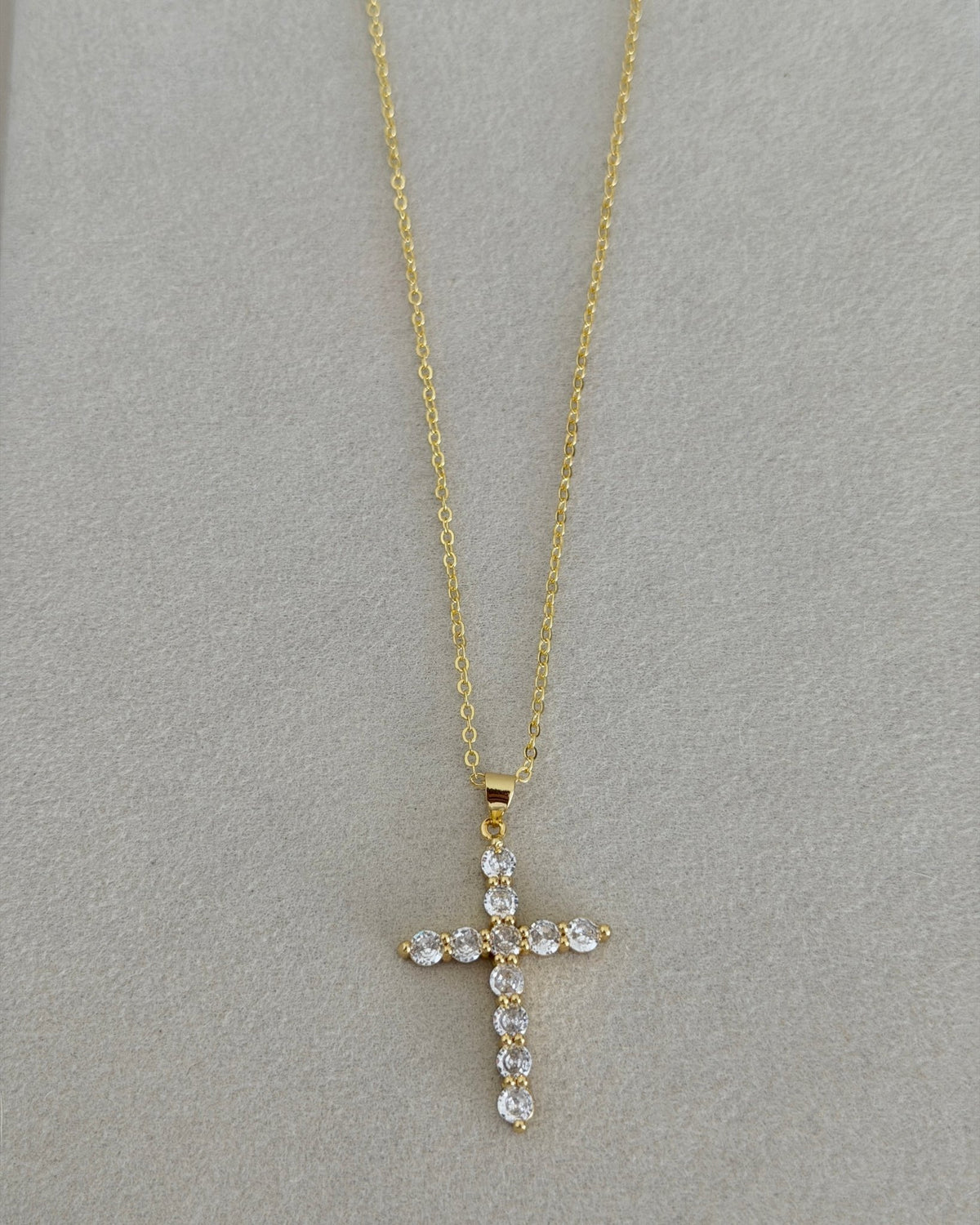 Crystal Cross Necklace - Necklaces | LimaLimón Store - 3
