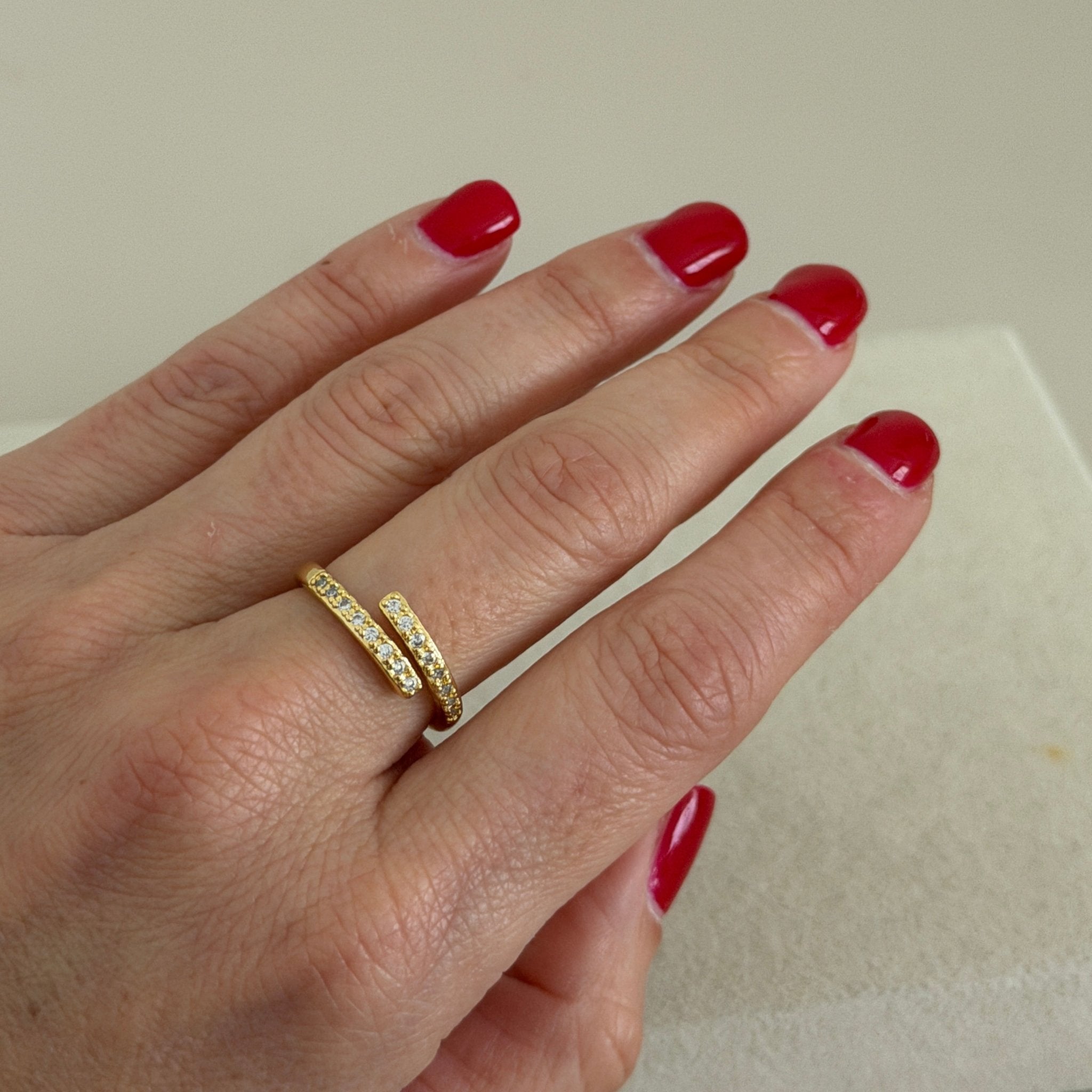 Crystal Wrap Ring - | LimaLimón Store - 2