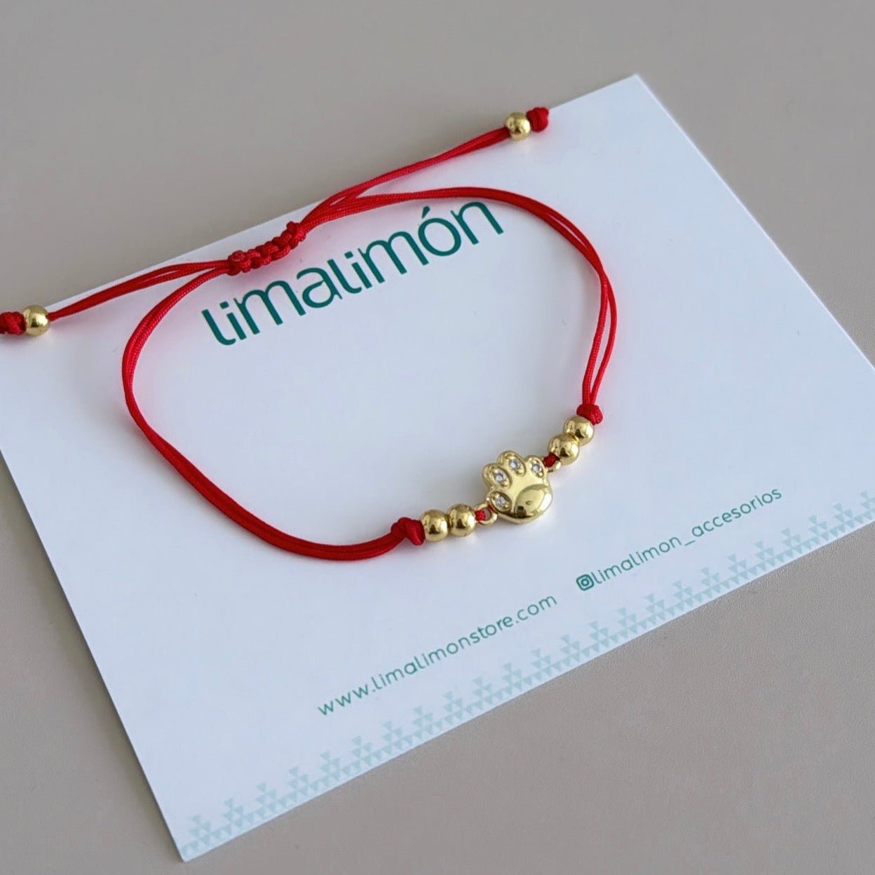Dog Footprint Bracelet - LimaLimón Store