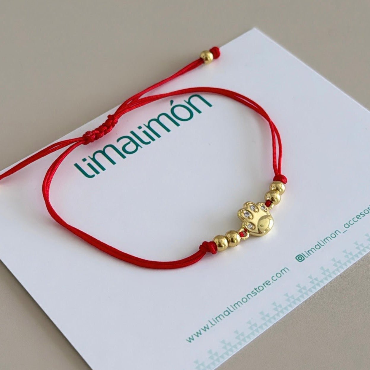 Dog Footprint Bracelet - LimaLimón Store
