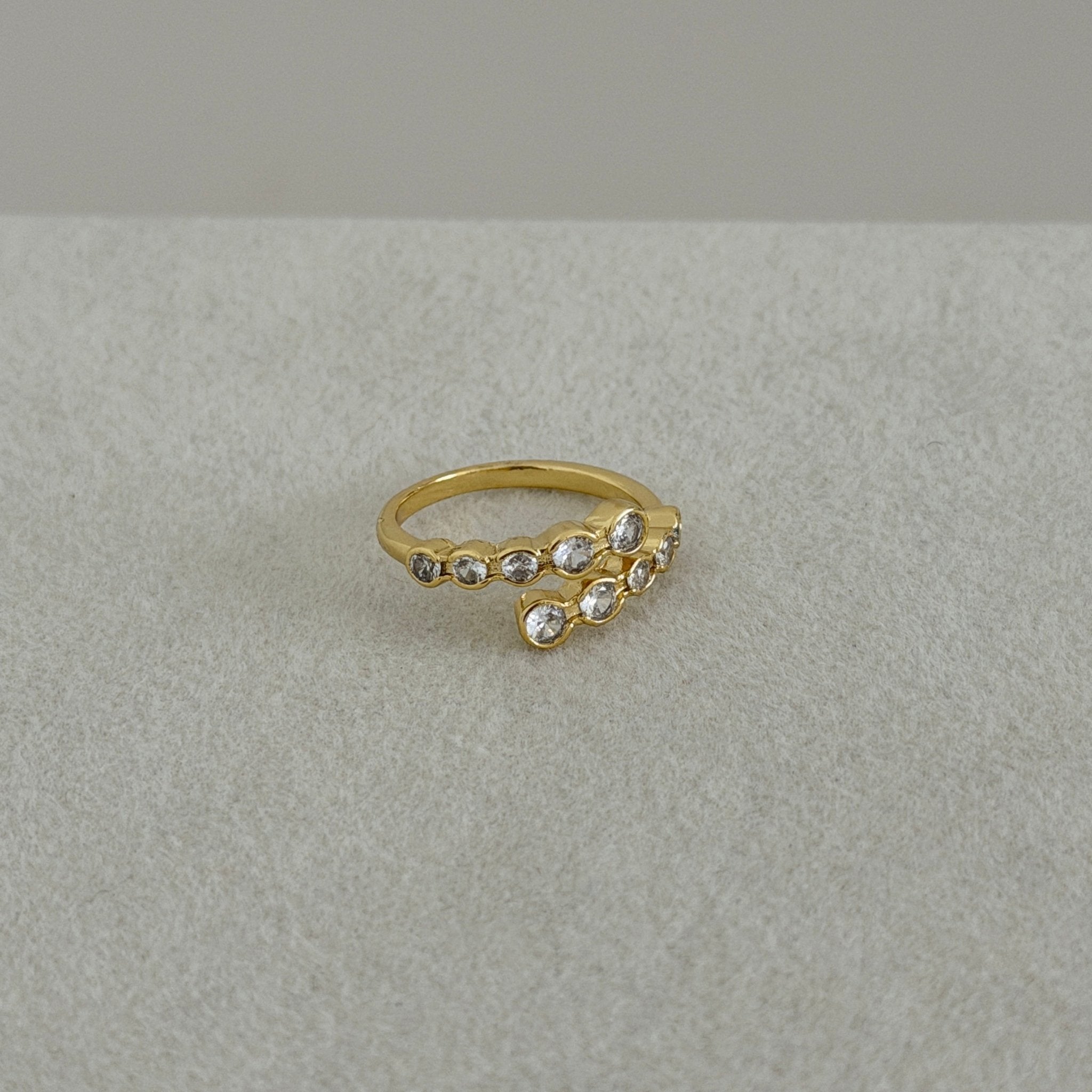 Double Row Crystal Ring - | LimaLimón Store - 1