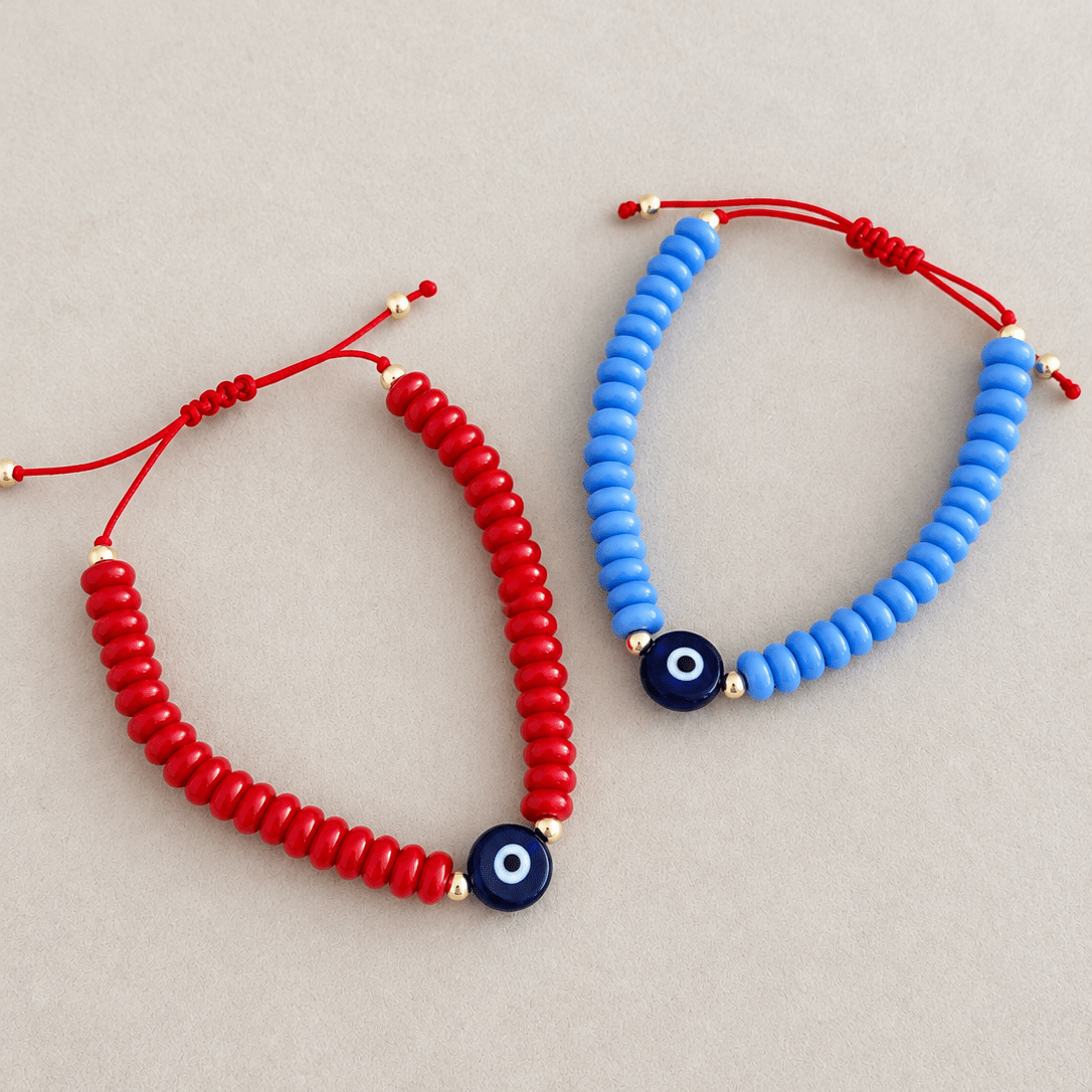 Evil Eye Beaded Bracelet - Bracelet | LimaLimón Store - 1
