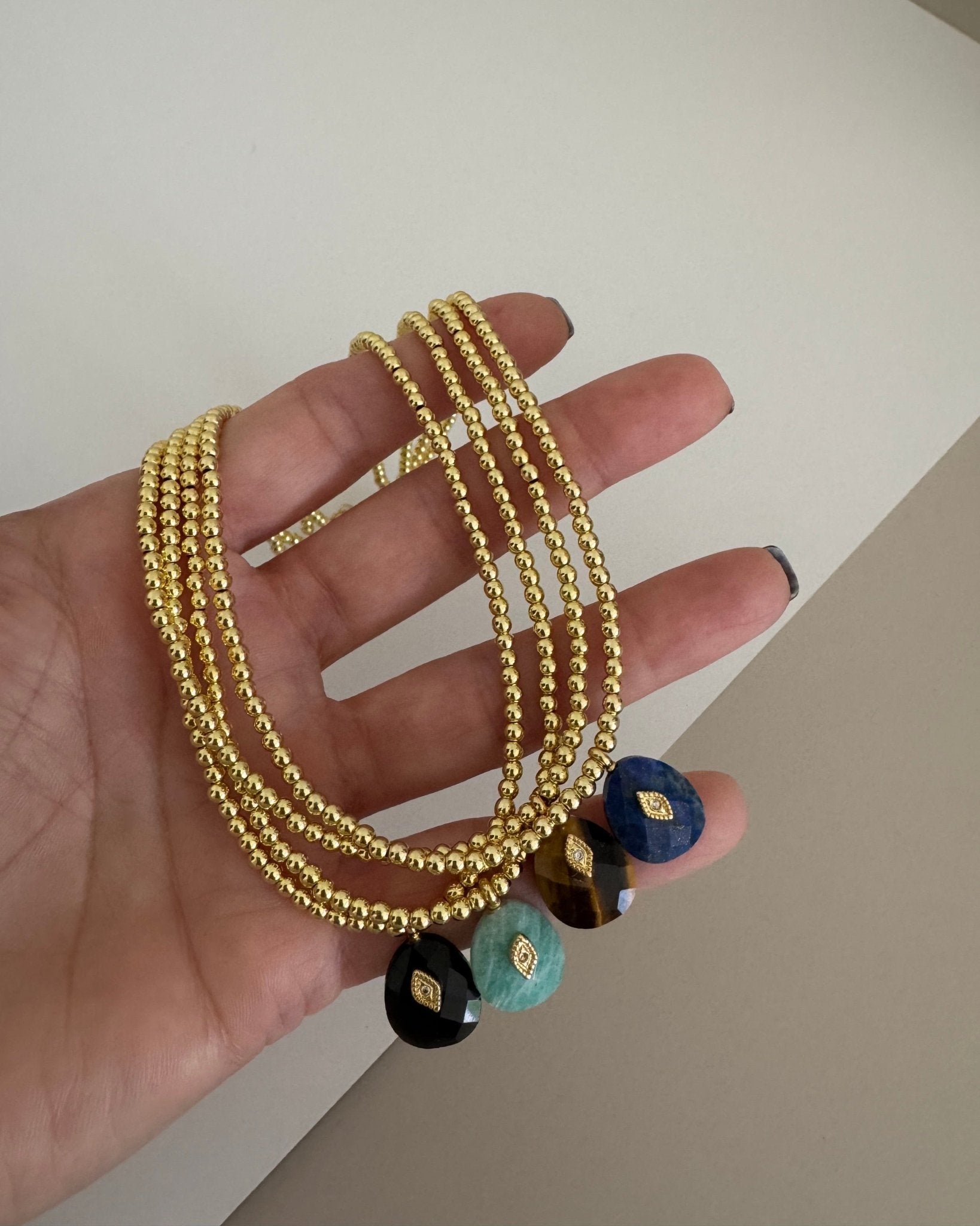 Evil eye Charm Necklace - Necklace | LimaLimón Store - 8