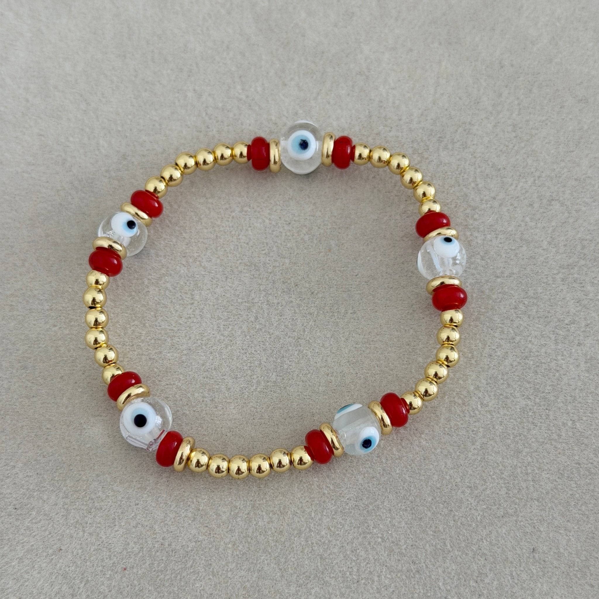 Evil Eye Harmony Beaded Bracelet - Bracelet | LimaLimón Store - 3
