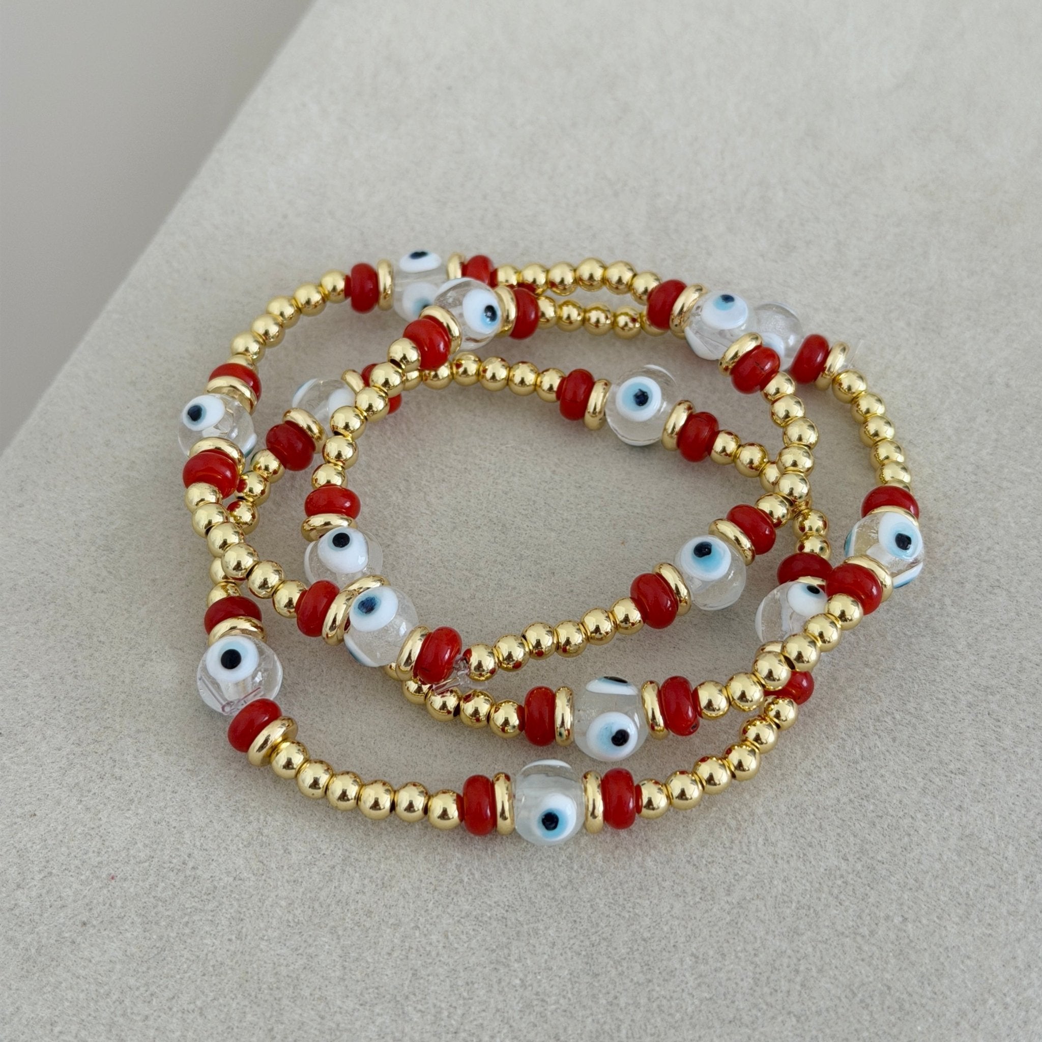 Evil Eye Harmony Beaded Bracelet - Bracelet | LimaLimón Store - 2