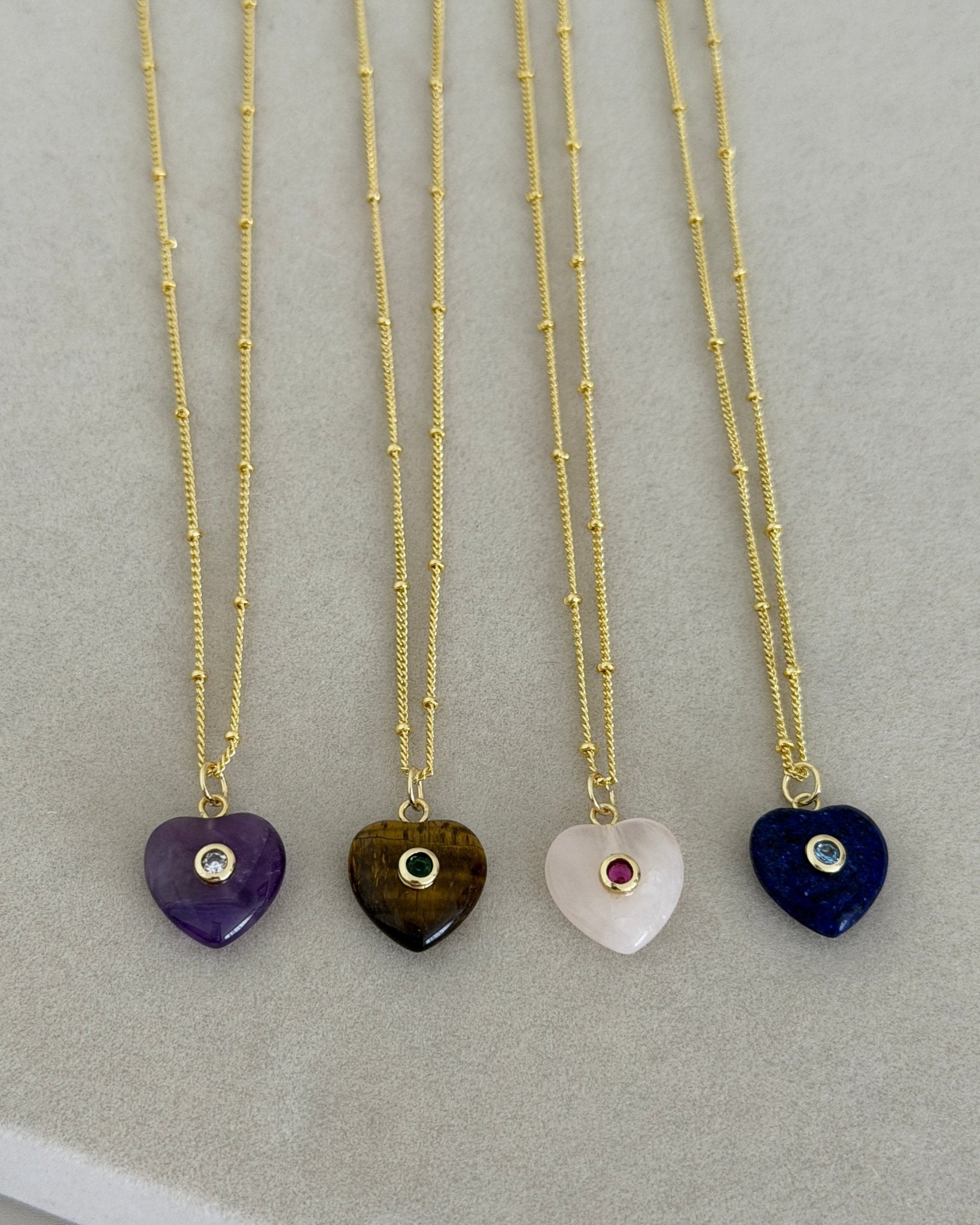 Evil Eye Heart Necklace - Necklace | LimaLimón Store - 1