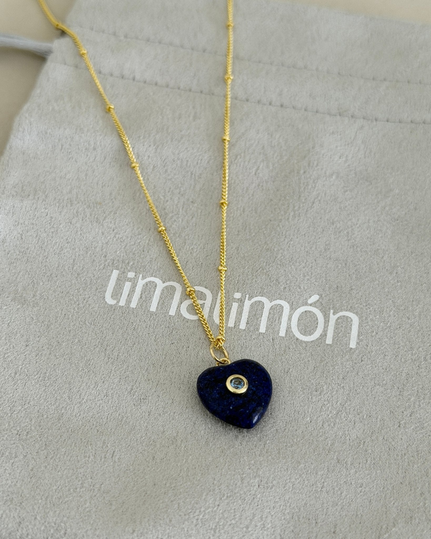 Evil Eye Heart Necklace - Necklace | LimaLimón Store - 4